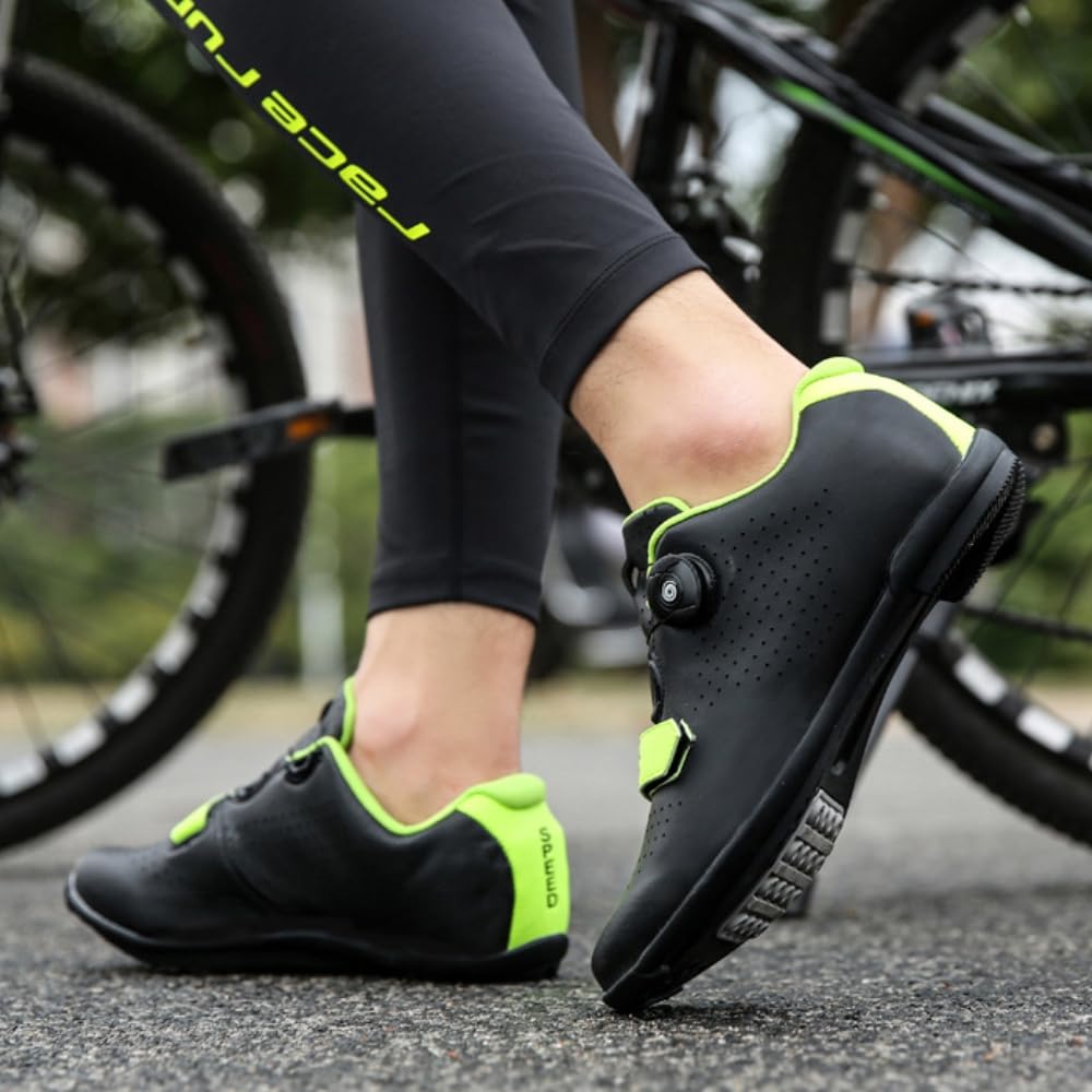 Radschuhe Für Damen Und Herren Atmungsaktive, rutschfeste Fahrradschuhe Mit Gummisohle Für Rennrad- Und Mountainbike-Fahren, Indoor-Spin Und Radfahren Im Freien