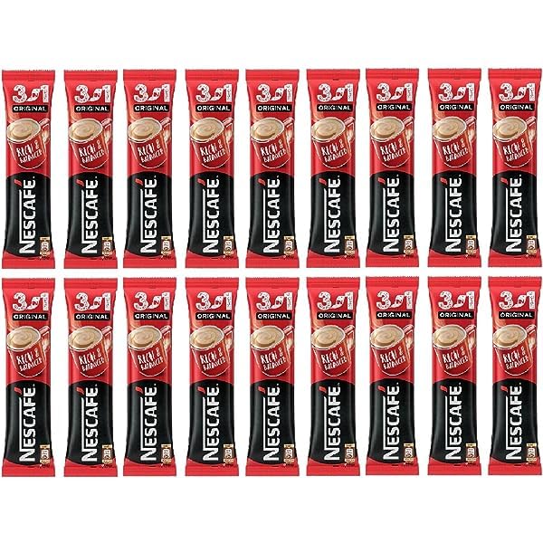 Image of Nescafe 3in1 Original 18 Sachets Each Instant Coffee 7.5Gm Powder Box (Imported)