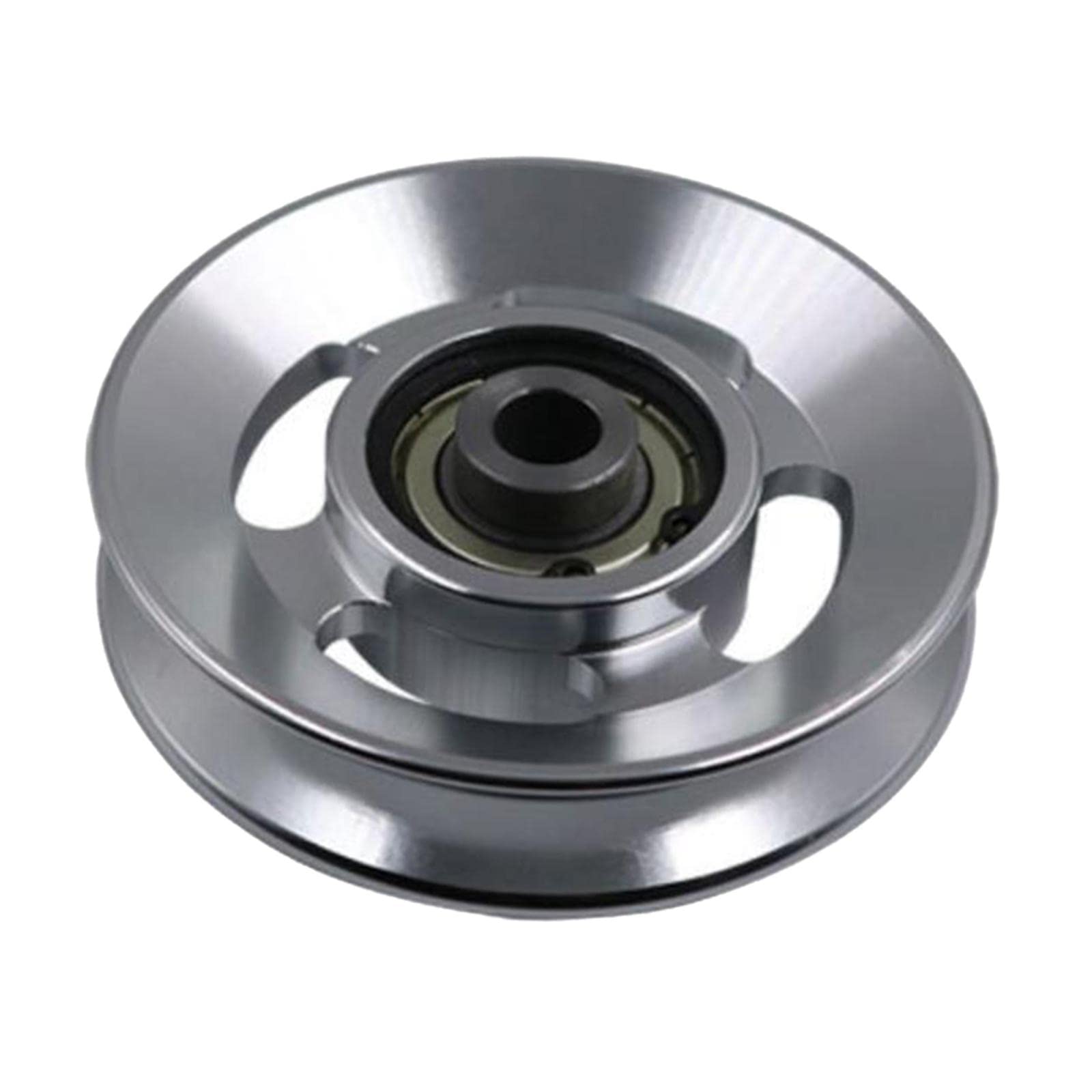 ATORSE Bearing Pulley Wheel Cable Gym Fitness Equipment Part Universal 88mm Silver-image-32