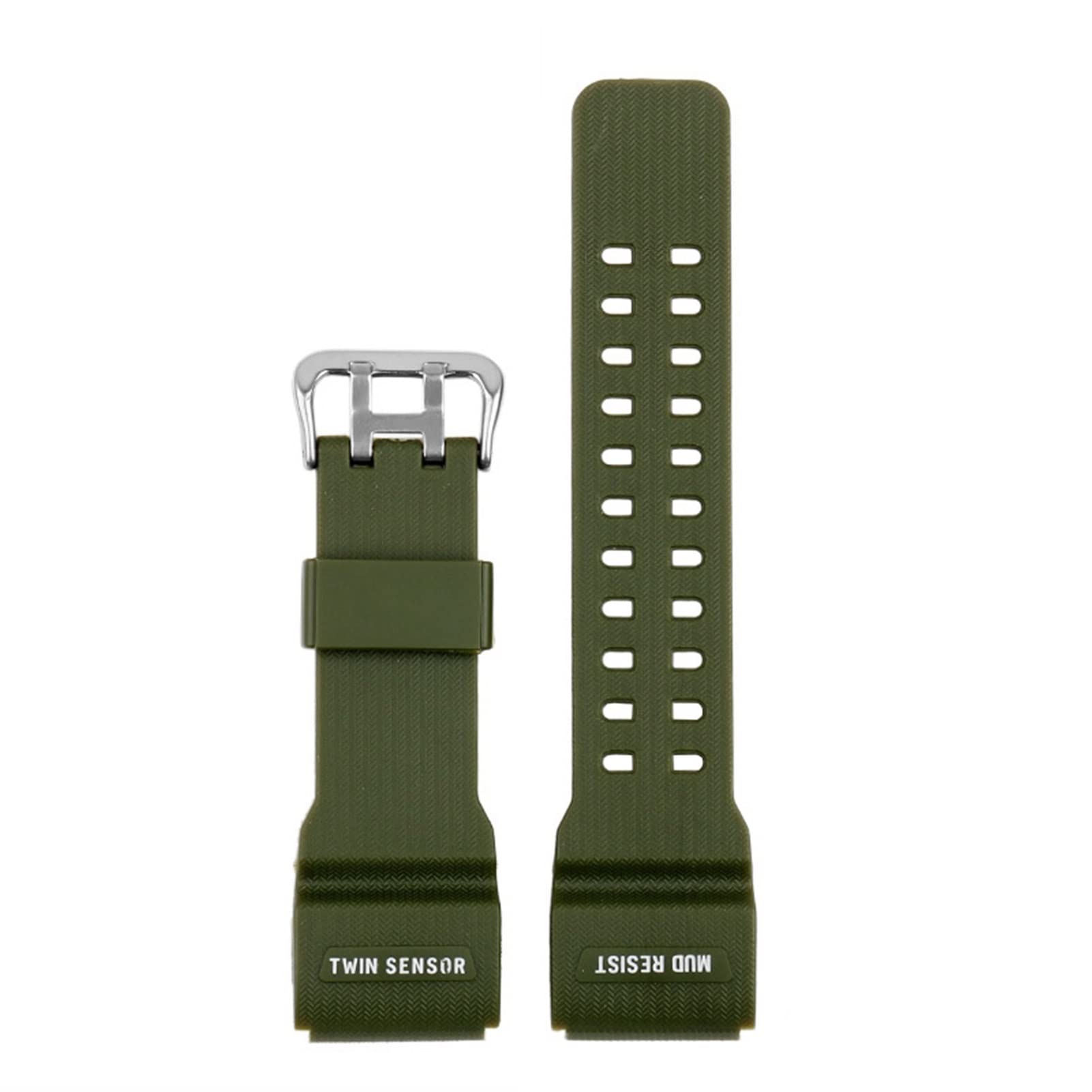 Bracelet sport G-Shock GSG-100 robuste vert kaki pour randonnée et trail