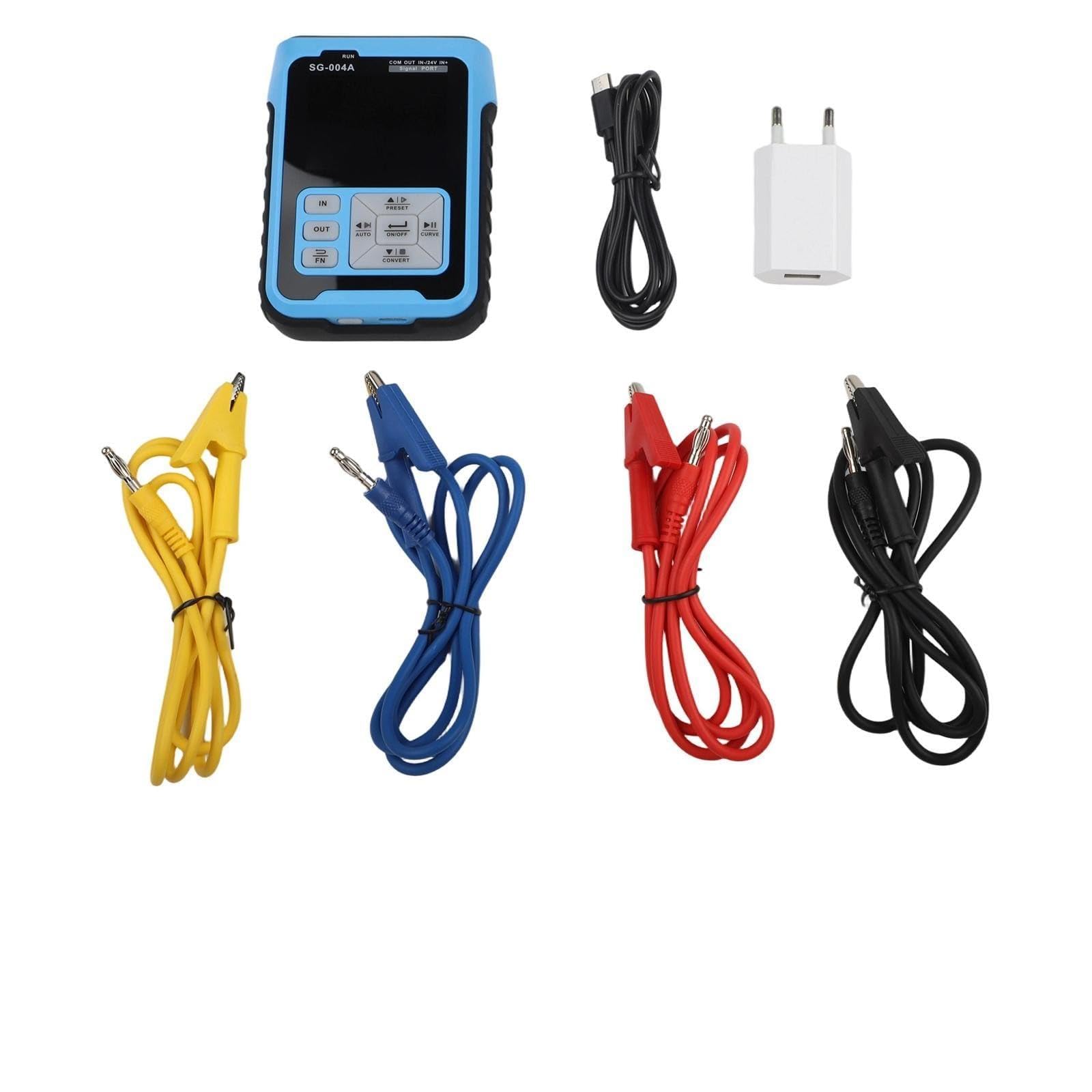 Generador de señal, calibrador de señal, probador de 4-20 mA para SG-004A, mini dispositivo de mano con LCD, batería de 3000 mAh, carga tipo C para ingenieros