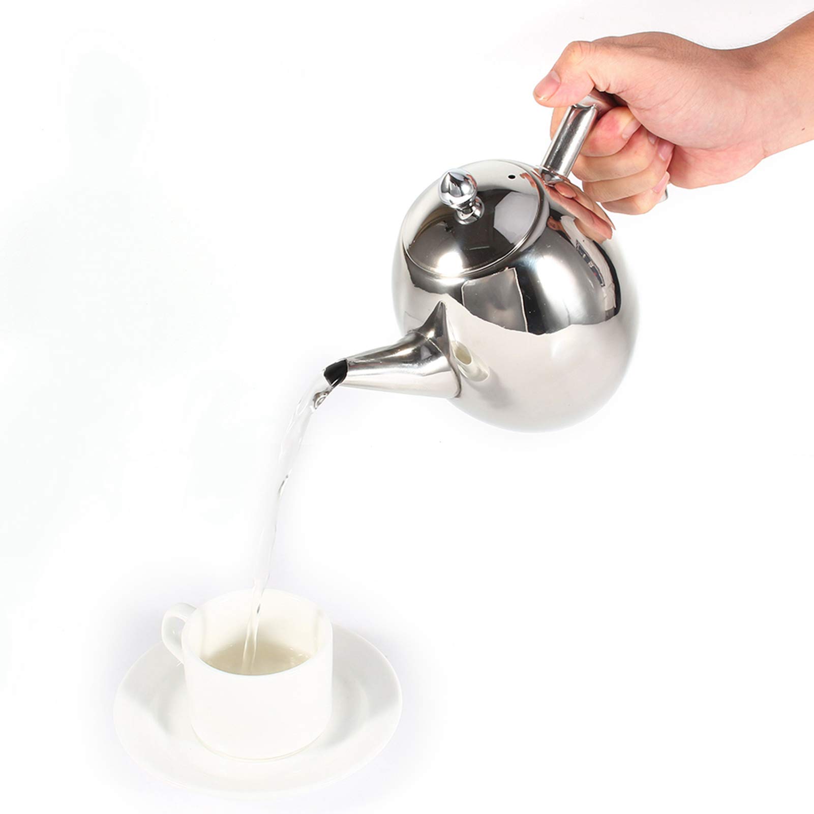 Duurzame 1,5L Waterkoker en Theepot 1800W RVS