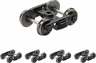 4pcs HO Scale 1:87 Roller Bearing Truck 36