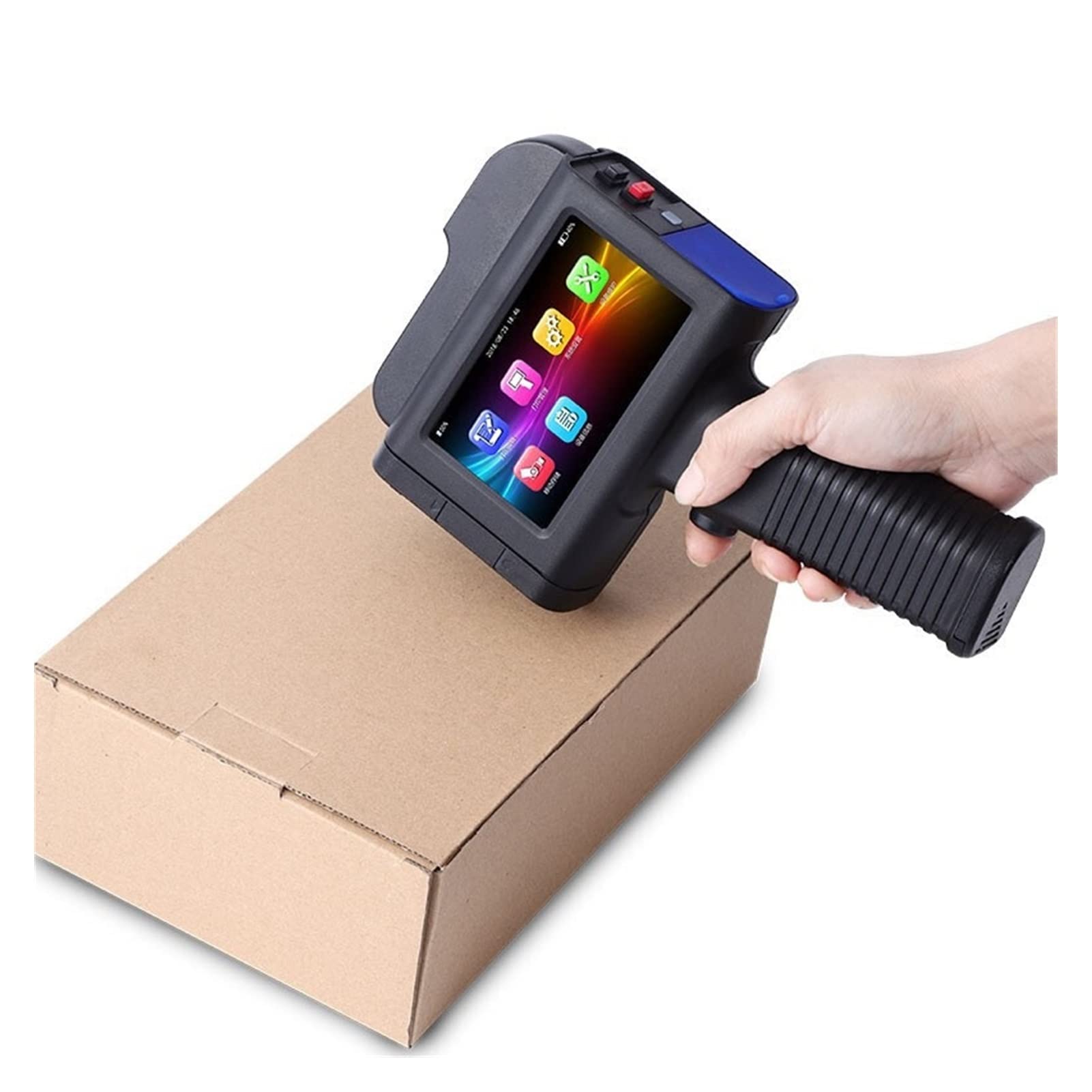 Portatile portatile portatile touch screen a getto d'inchiostro Stampante Stampante Stampante Stampante DATA DATA DATA CODE QR. Codice