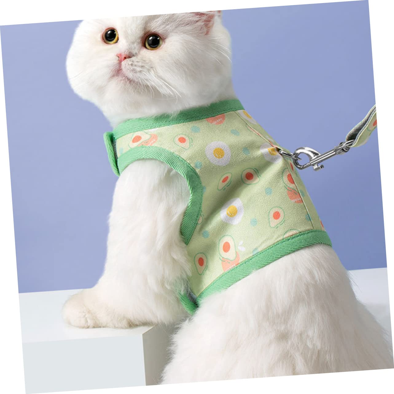 Toddmomy 4juegos Arnés y Correa para Gatos con Diseño De Aguacate y Cómodo para Paseos y Entrenamiento De Mascotas Pequeñas