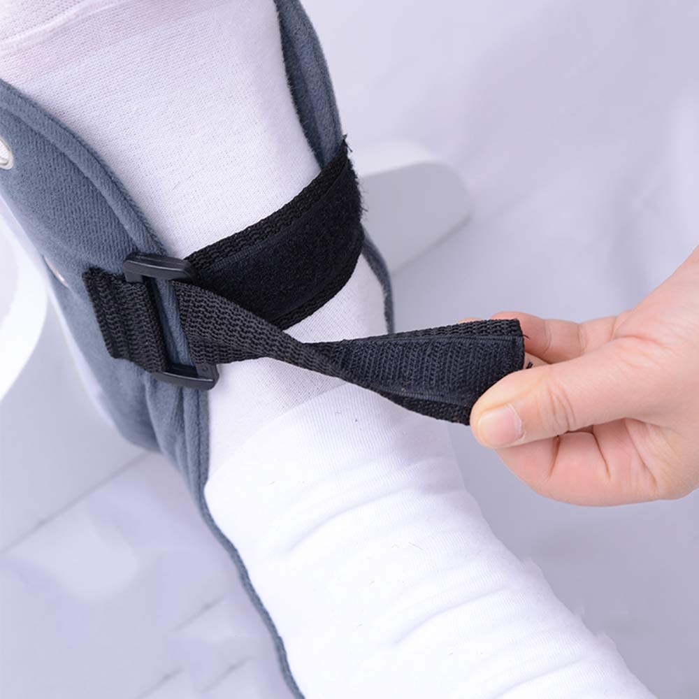 1 par de Protectores de talón con Abrazadera Fija hospitalaria para la flacidez Antideslizante - Tobillera Antideslizante Fijación Antideslizante para Ancianos
