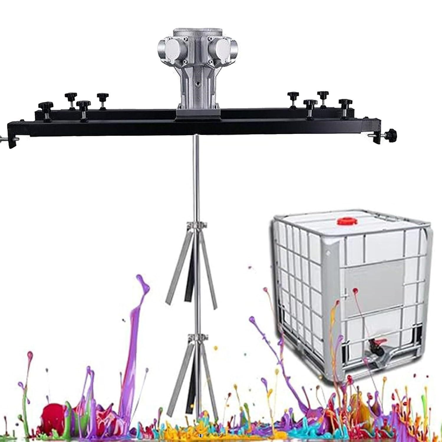 JKJZSALJ Ibc Air Agitators, Folding Propeller, Ibc Ton Barrel Electric Mixer For Ink Dissolver Agitator,3cylinders