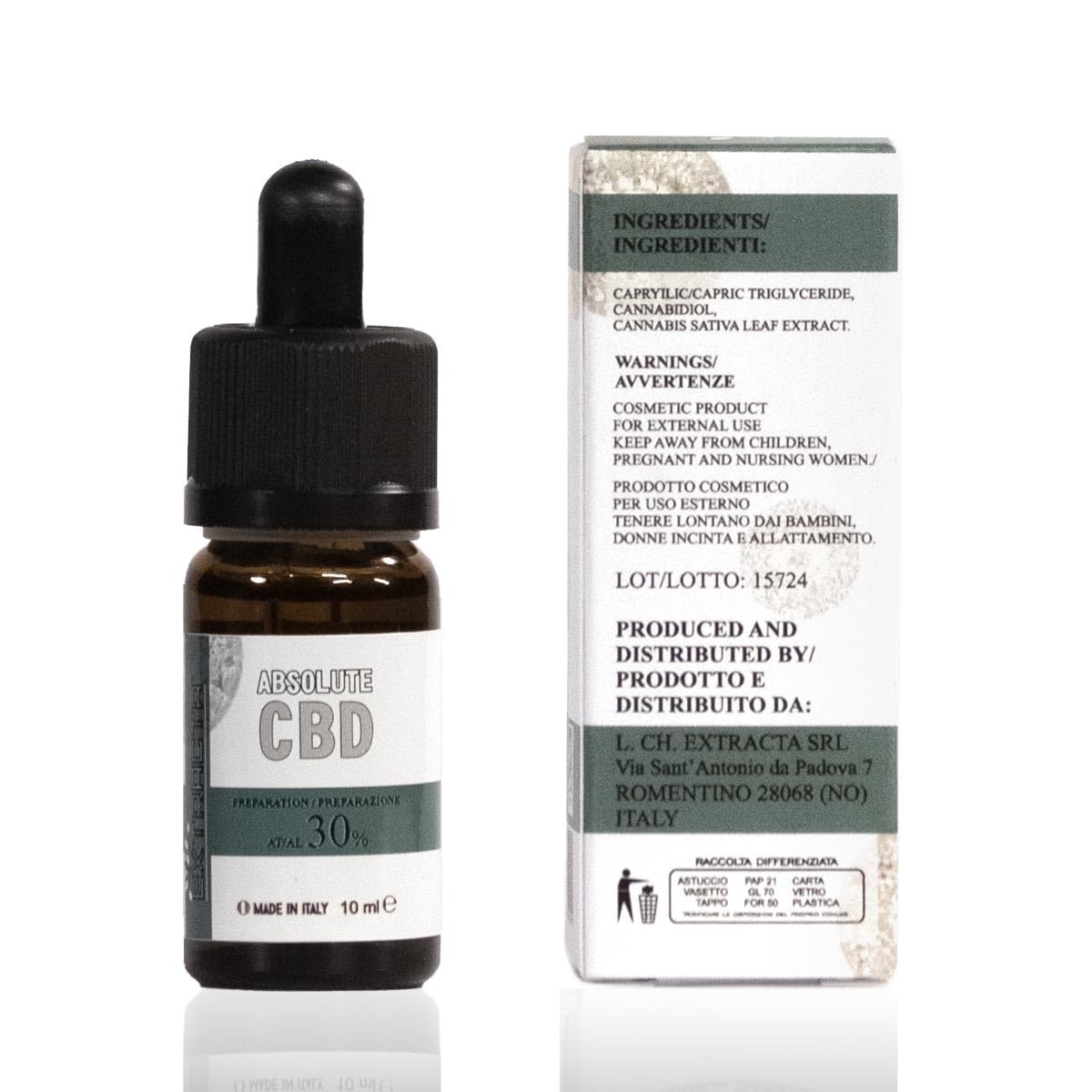 Mct Oil Full Spectrum 30%, 10ml, Naturale