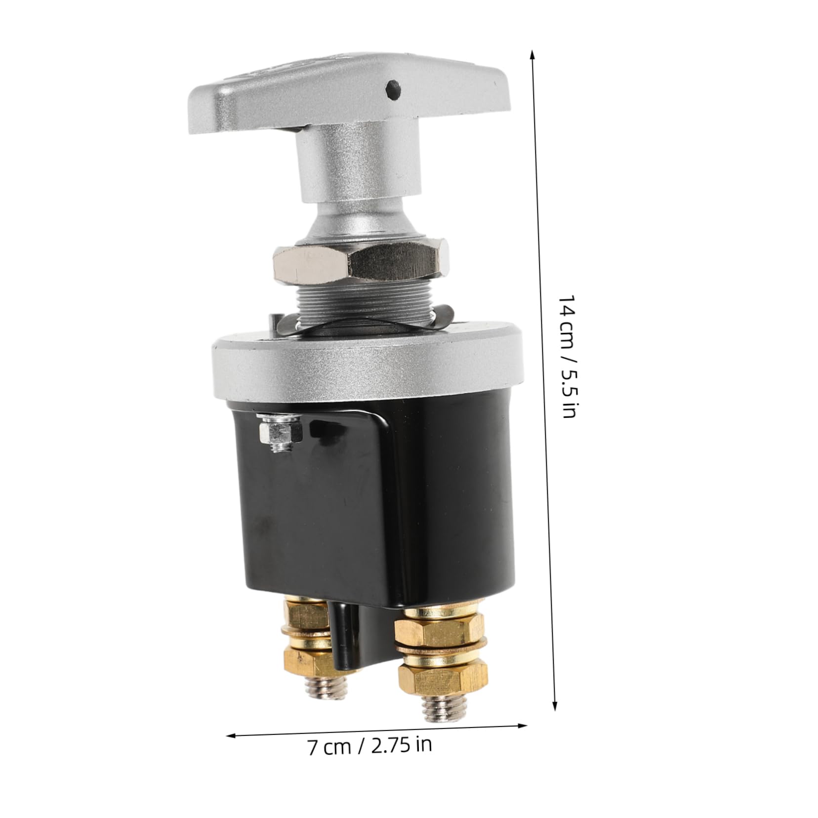 Gatuida Automotive Battery Disconnect Switch for Cars Rvs and Marine Vessels Battery Cutoff Switch for Vehicle and Boat Battery Isolation and Safety