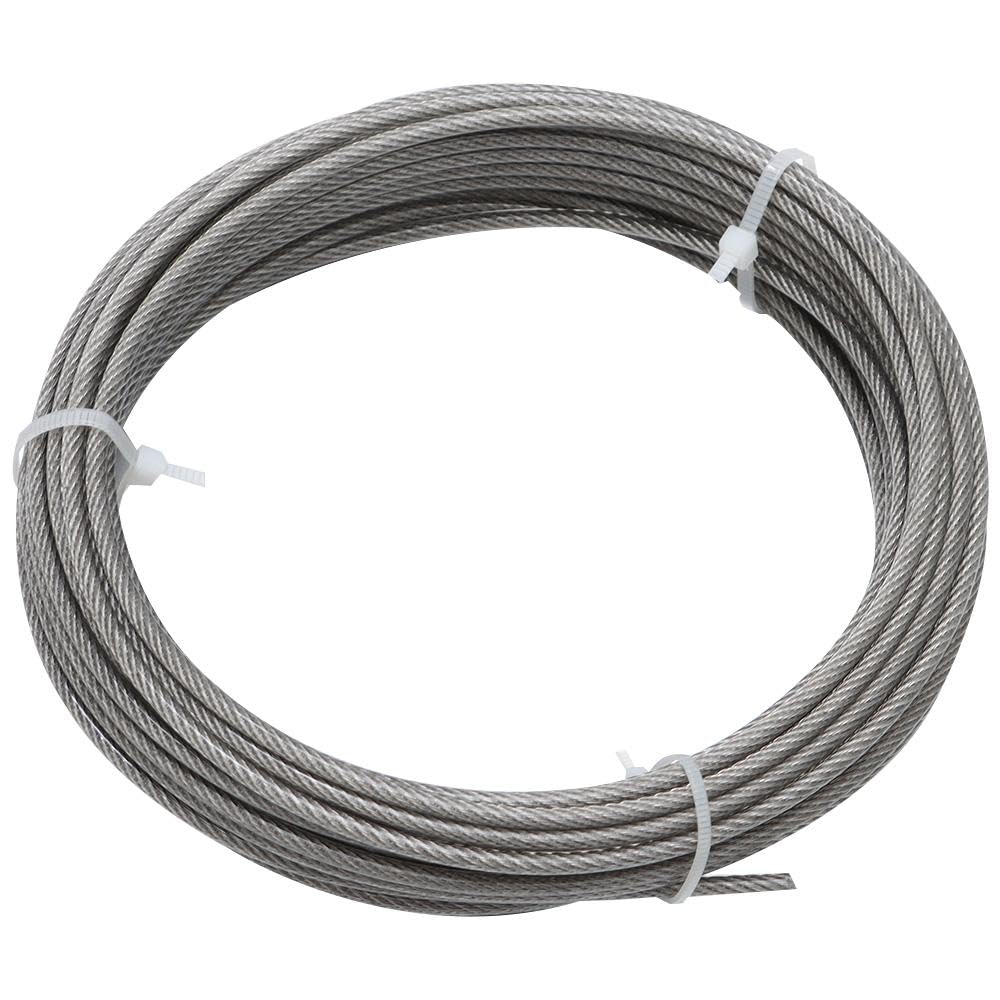 304 Stainless Steel Wire Rope Kit, 33ft/10M 1/8