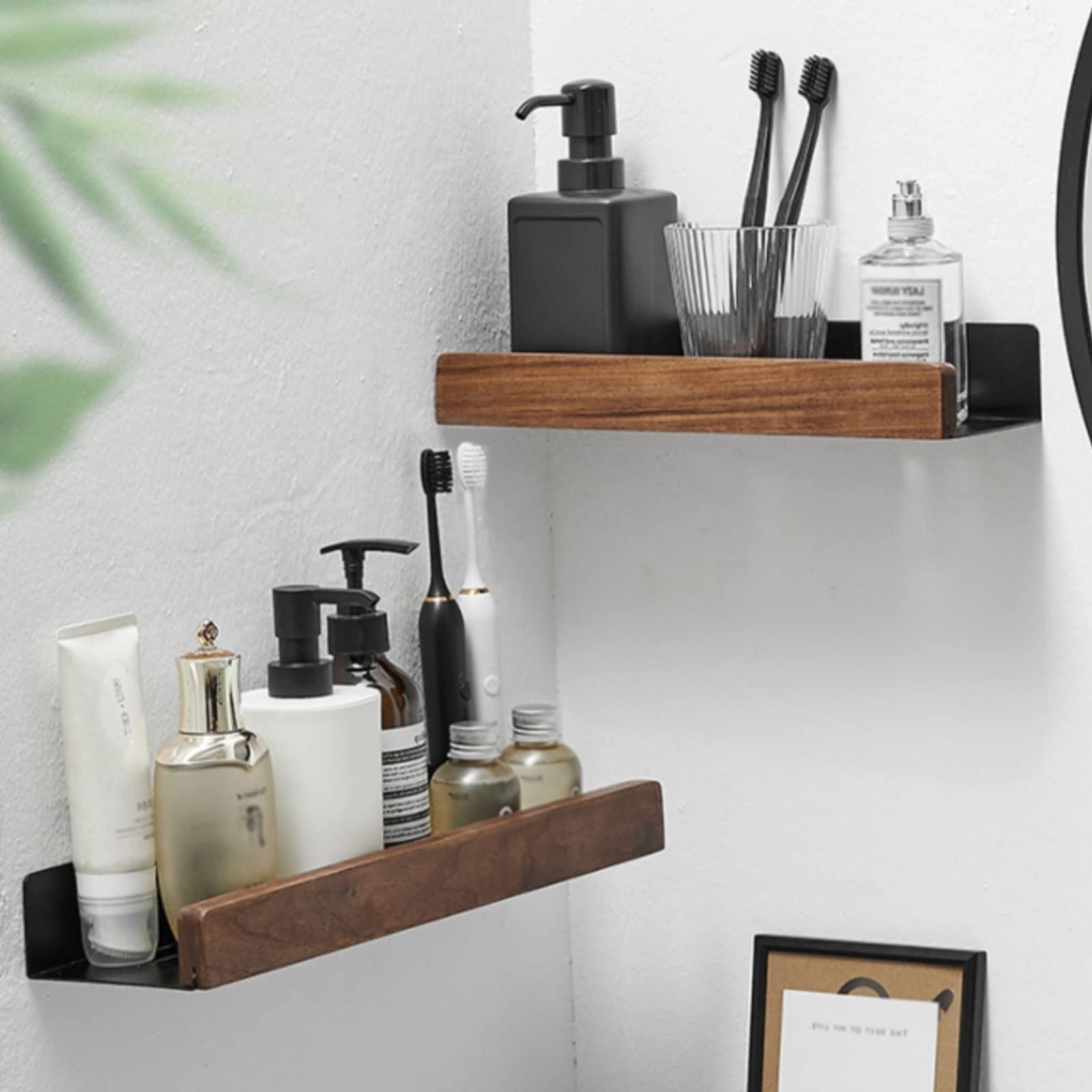 Amazon｜ウォールシェルフ、30×13cm 40×13cm 50×13cm 60×13cm 壁掛け