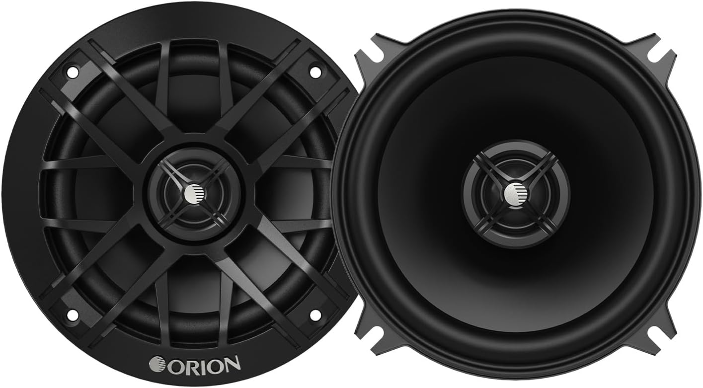 ORION XTR Series XTR52.2 2-Way Coaxial Car Audio Speakers - 5.25”, Full Range, Enhanced Bass Response, 240W, 4 Ohms, Easy Installation, Polypropylene Cone W/Butyl Rubber Surround (Pair)
