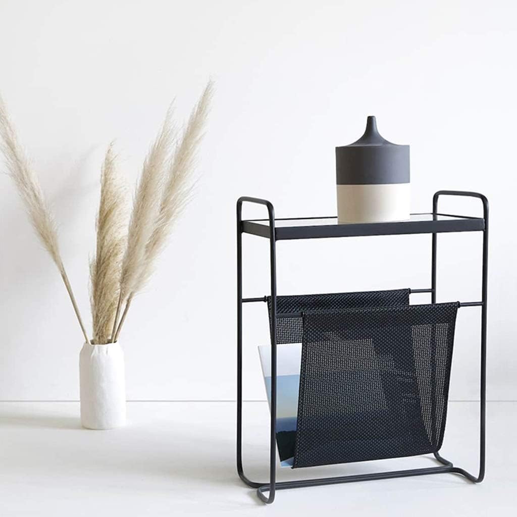 Multi-layer Grid Storage Rack,Retro Locker Iron Art Simple Bedside Table Storage Rack Bookshelf Multi-Layer Rack Grid Display Stand