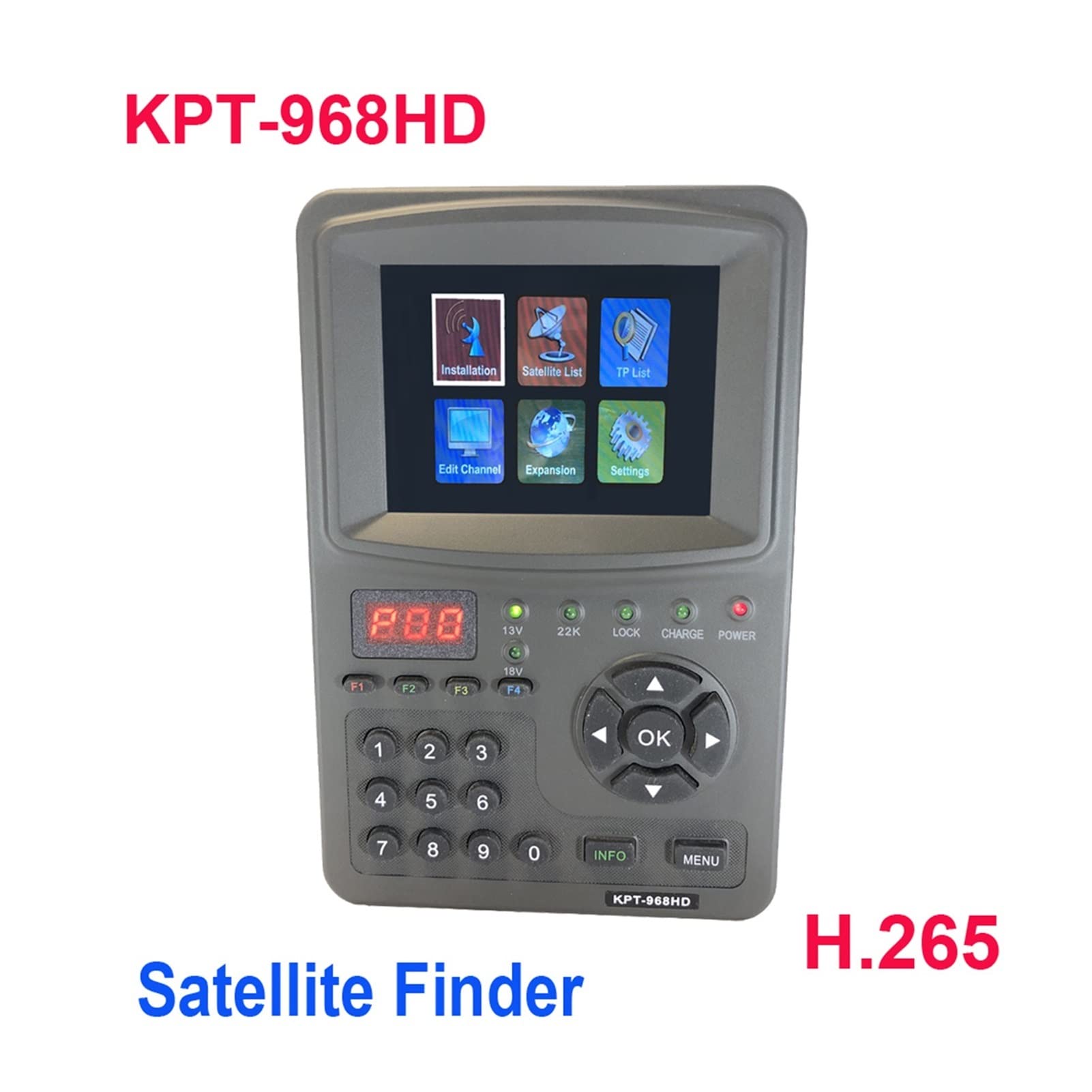 Buscador de señal satelital, Buscador De Satélite, KPT-968HD HEVC H2.65 DVB-S2 Best ST-5150 WS-6933 WS-6906 para Uso Flexible