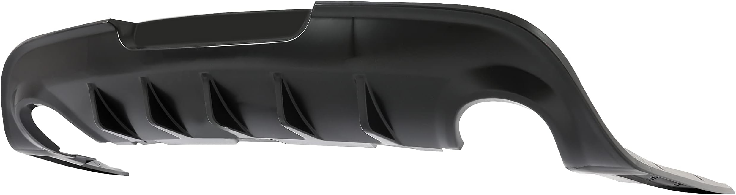 KUAFU Rear Diffuser Compatible with 2013-2016 Dodge Dart Rear Bumper Lower Diffuser Lip Plastic Black