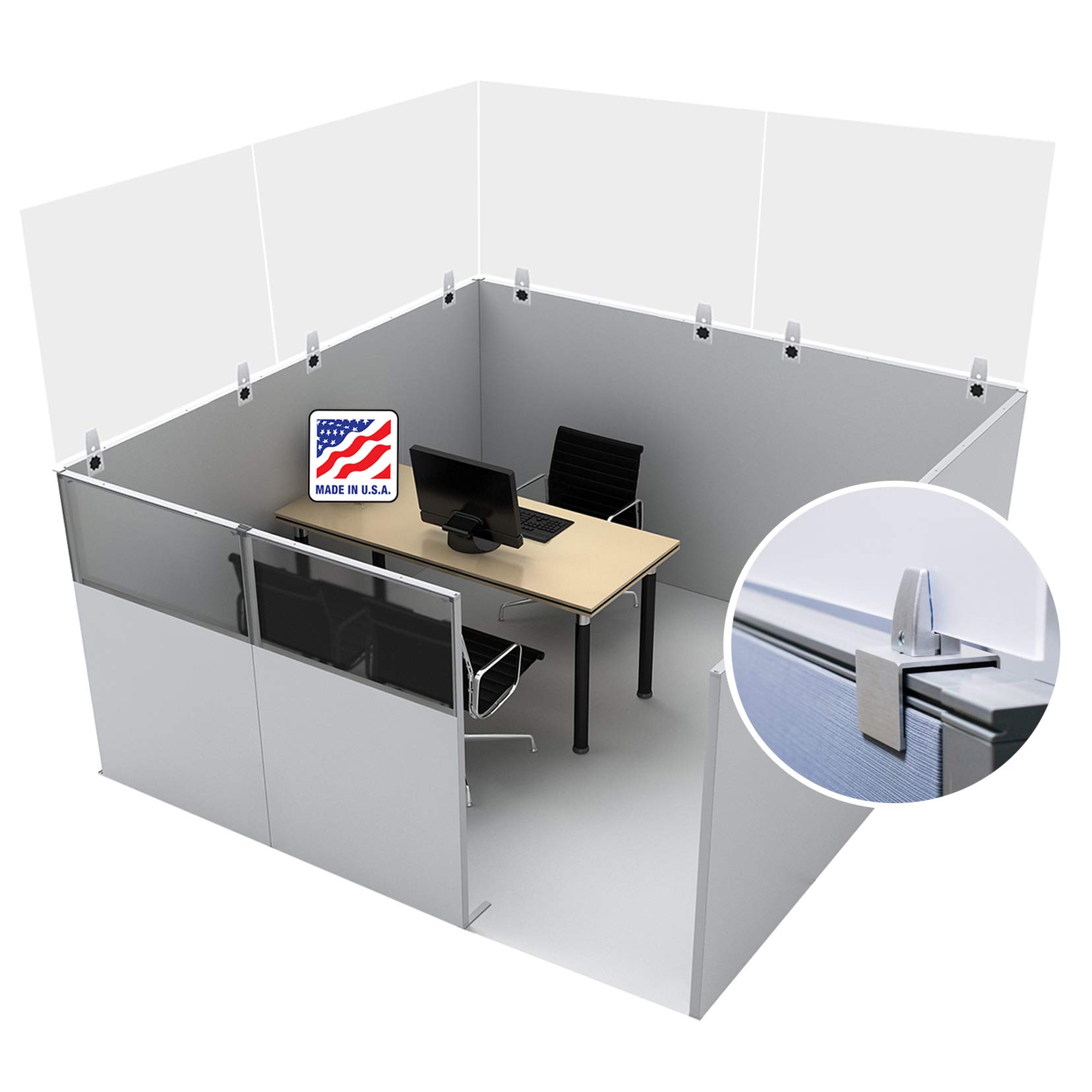 Buy Cubicle Sneeze Guard by SPEEDYORDERS Sneeze Guard for Cubicle