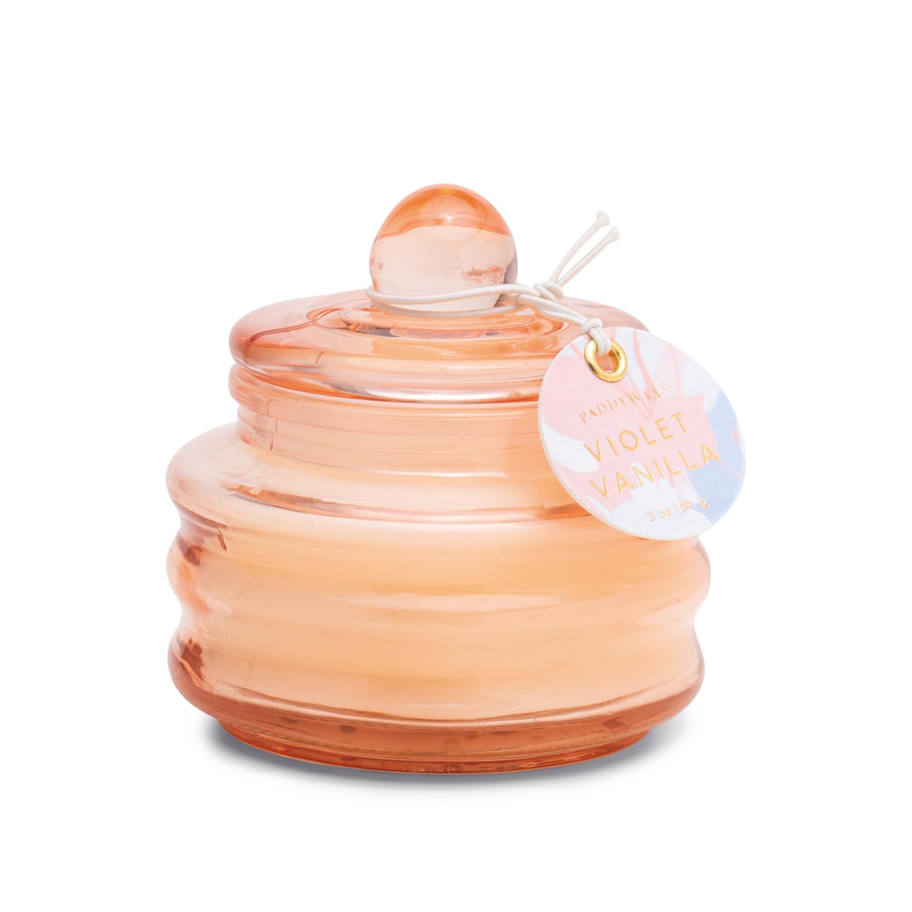 Paddywax Blush Vanilla Glass Beam Candle, 1 EA