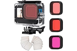 Waterproof 60m Protective Case for Gopro 10 Black