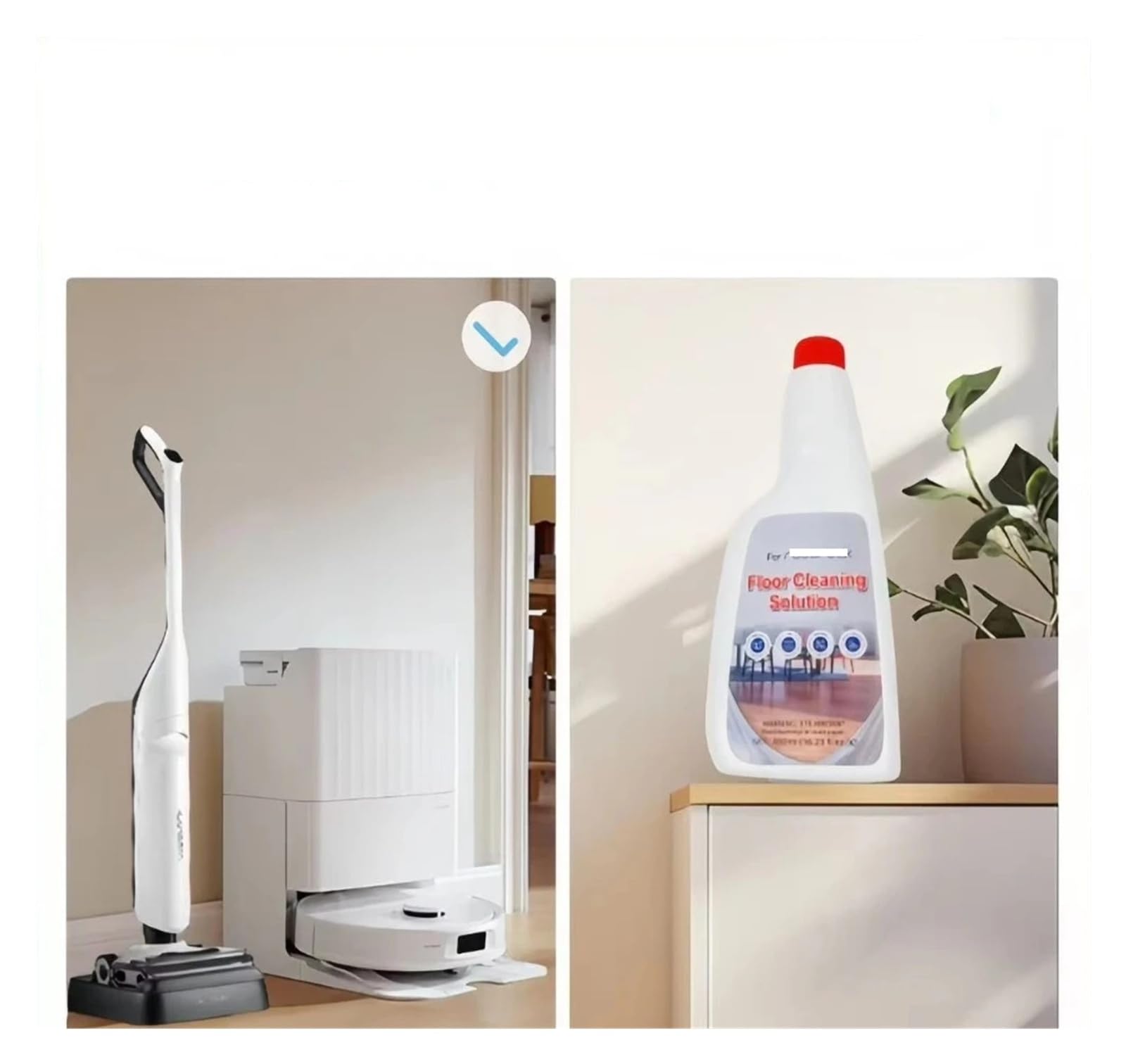 Solution De Nettoyage des Sols 480ml, Compatible pour Les Travaux De Pierre, Accessoires pour Aspirateurs