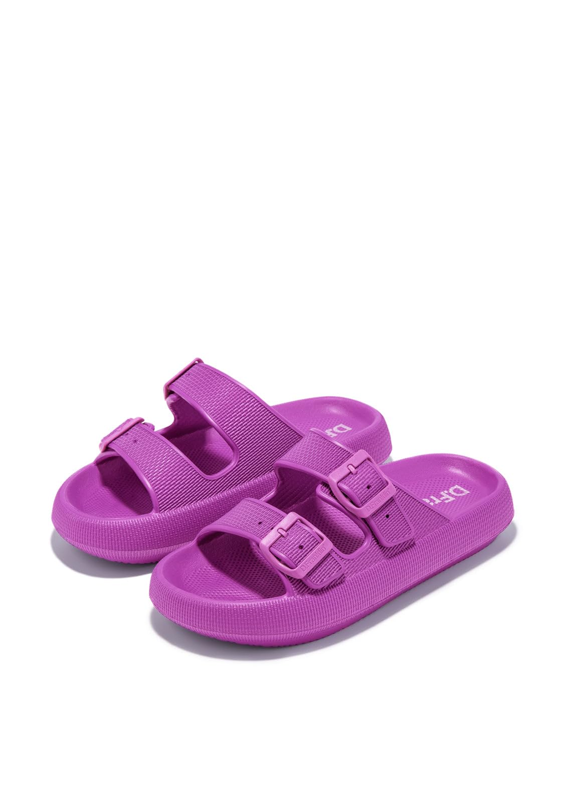 D.Franklin Sandalias Mujer Bloomer Bio Rosa - Sandalias deportivas planas cómodas para verano - Talla (36) - Modelo bloomer