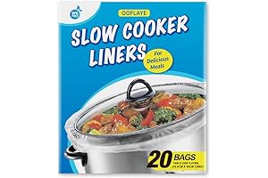 Crockpot Convenience: 20 Count Cooking Bags for Hassle-Free Meals