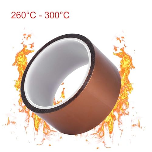 Miniatura 3 de Cinta de alta temperatura, Richer-R 108.3 ft* 0.002 in 250-300 Cinta térmica de alto aislamiento para enmascarar, soldar, recubrimiento en polvo,