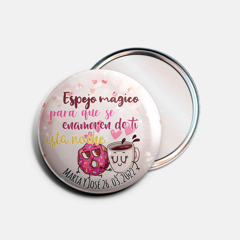 setecientosgramos Chapas Espejo Personalizadas para Bodas | MagicLove (25)