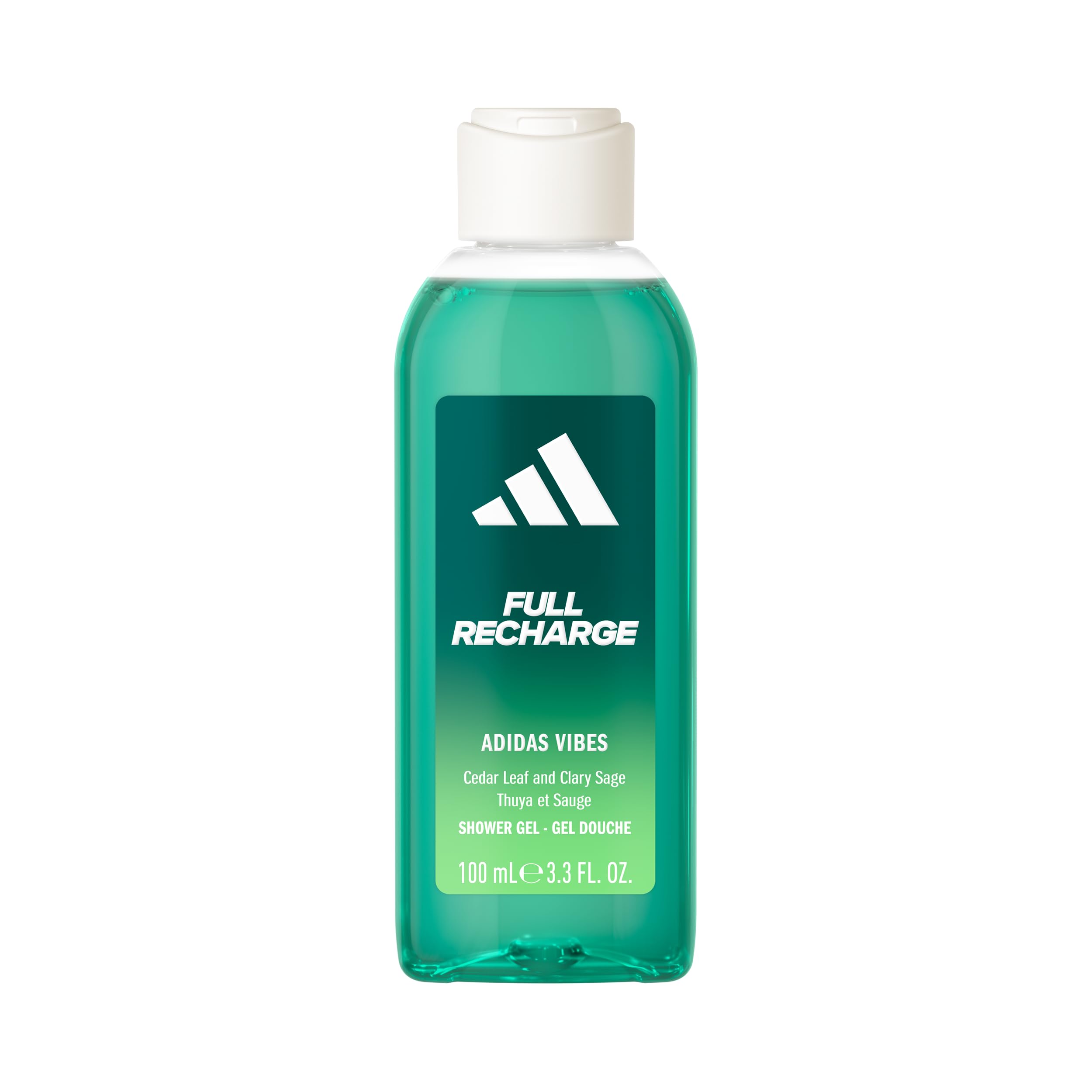adidas, Coffret cadeau adidas Vibes Full Recharge, avec Eau de Parfum 100ml et douche 100ml