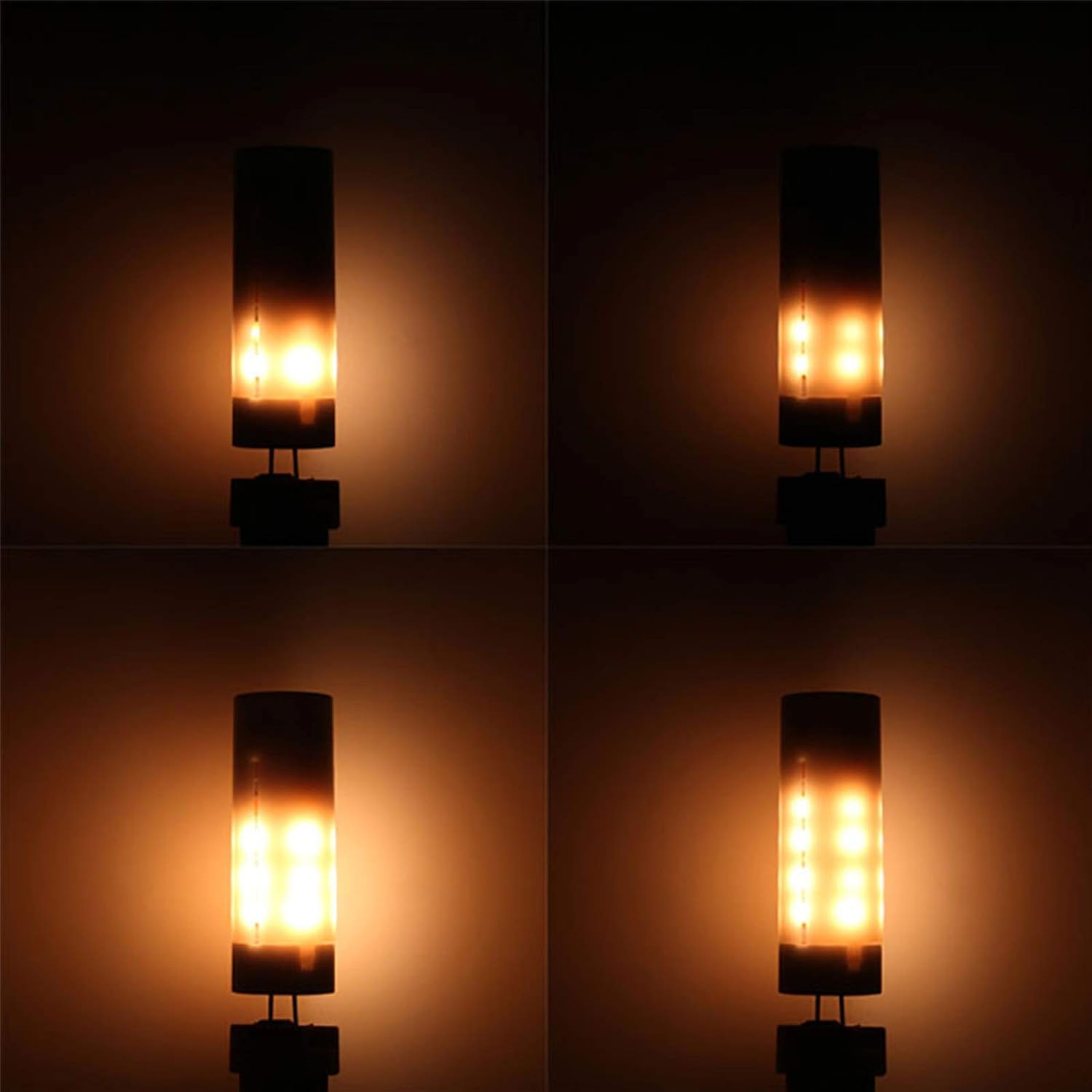 Lampadina a fiamma, luce effetto fiamma lampeggiante a LED, luce a candela simulata 1700K, decorazione
