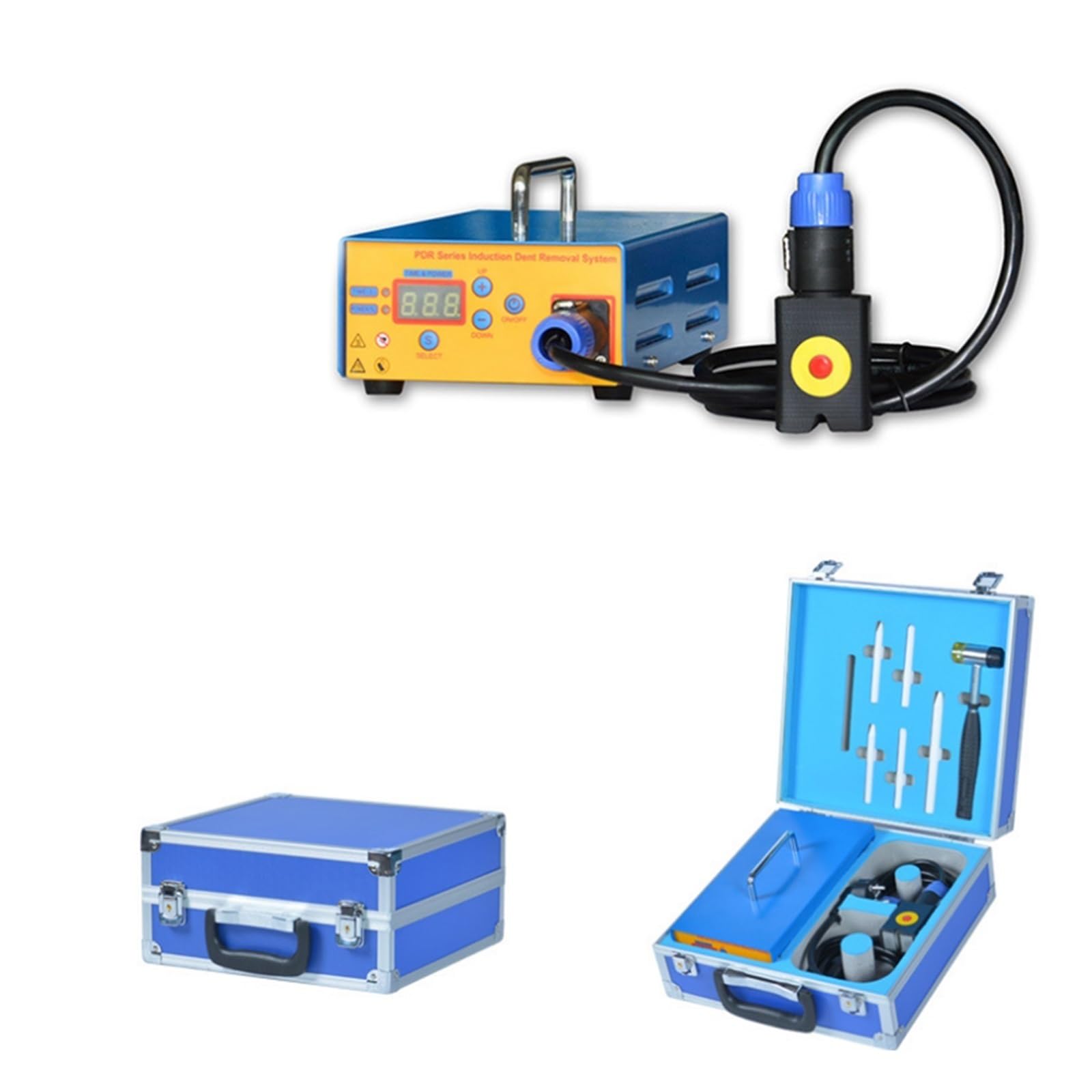 Nagrzewnica indukcyjna Seria PDR Auto Body Dent Removal nagrzewnica indukcyjna metalowa płytka samochodowa urządzenie do usuwania wgnieceń przenośna maszyna do naprawy wgnieceń bez lakierowania