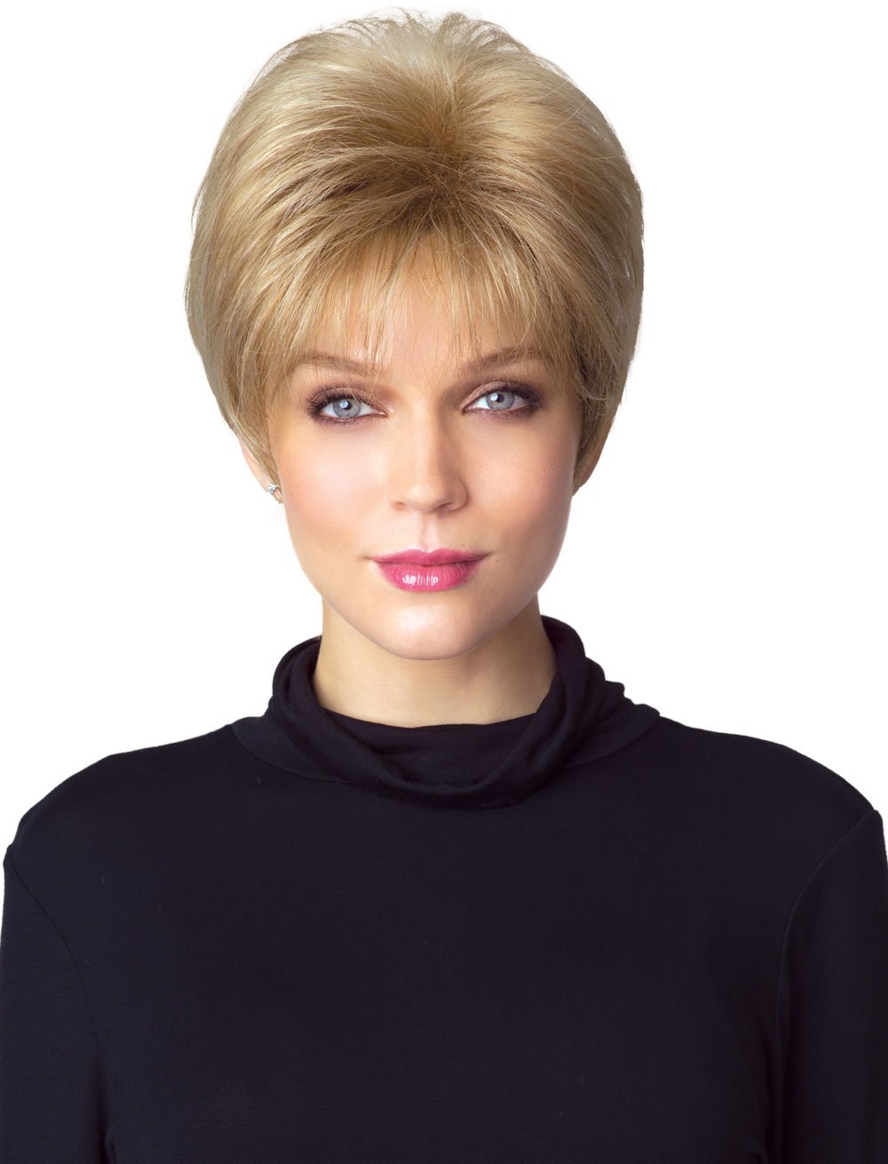 Samy Synthetic Wig by Rene of Paris in Silver Stone, Cap Size: Average, Length: Short