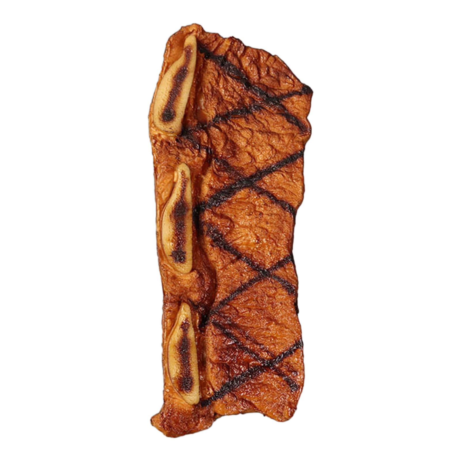 Tsophreniq Artificial Pretend Food Steak Attractive Artificial Simulations Food Decors for Photography Appearance