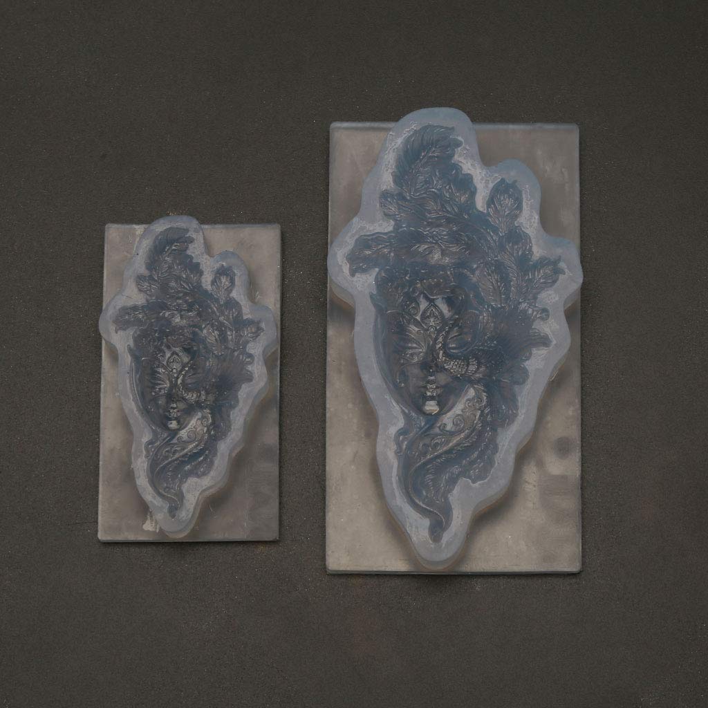 Dancer Goddess Silicone Mold – For Polymer Clay, Epoxy Resin, Plaster DIY Crafts & Jewelry Making