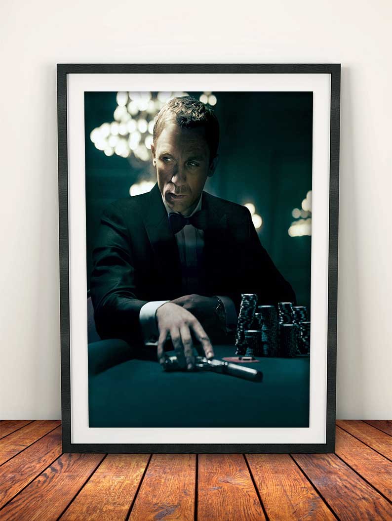 SOMANYPOSTERS Casino Royale Textless Movie Poster