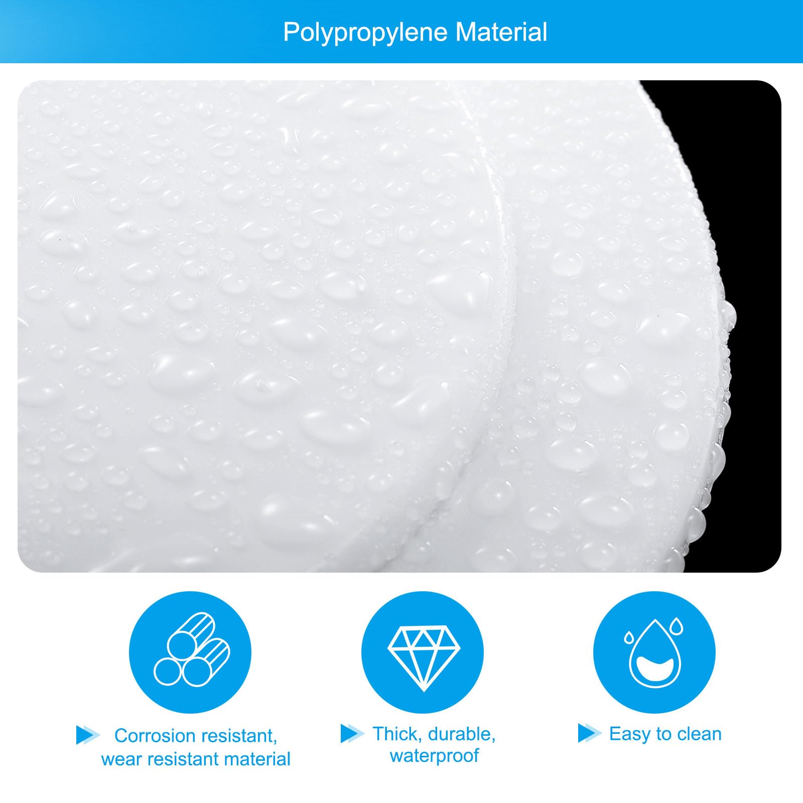 Copertura Rotonda In Plastica Per Fori Da Parete, 40-150 Mm, Per