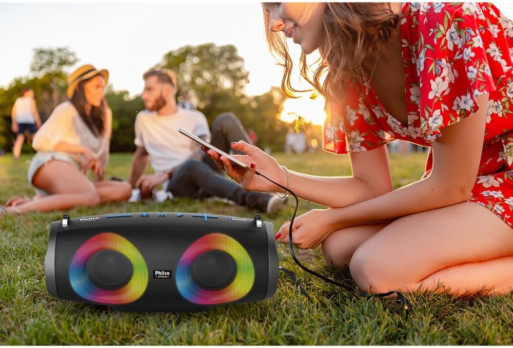 Review Speaker Philco PBS45BT Extreme: Descubra o Poder do Som Portátil de 40W! 8 61y7pcQy6IL. AC SL1000