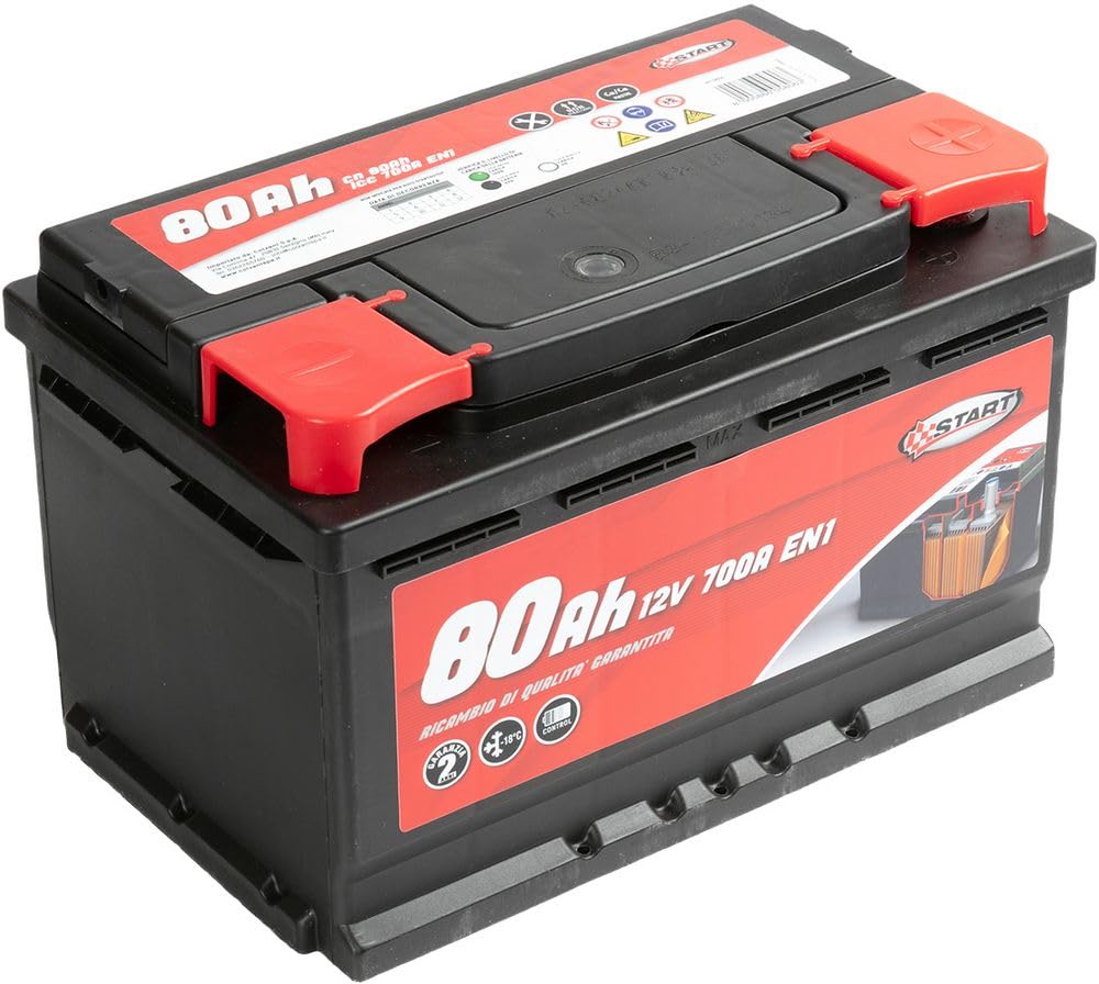 Start Batteria Auto 80AH 12V640A polo positivo destro cassetta L3