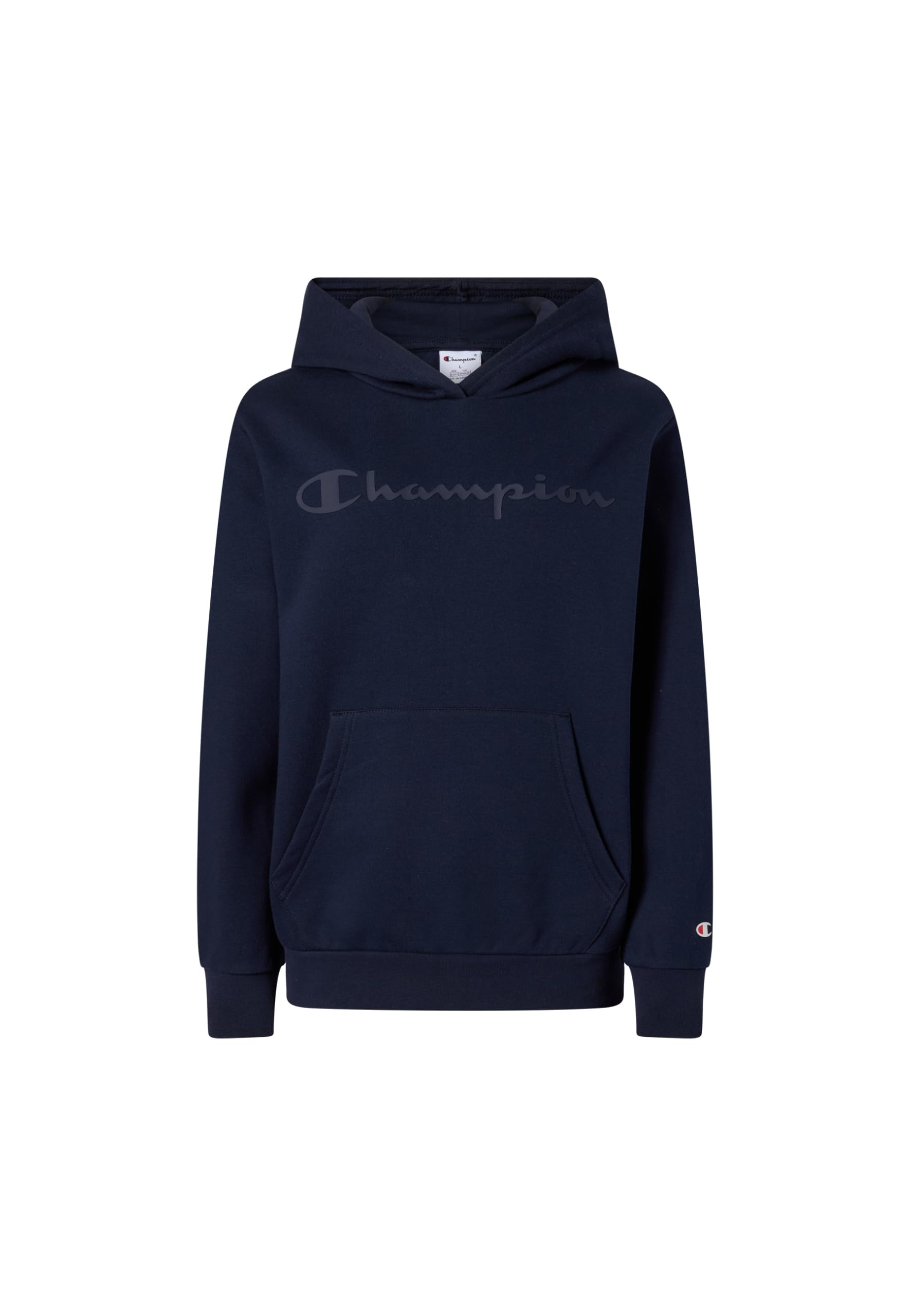 Champion Core Heritage - Sudadera con Capucha para niño, Color Azul Marino
