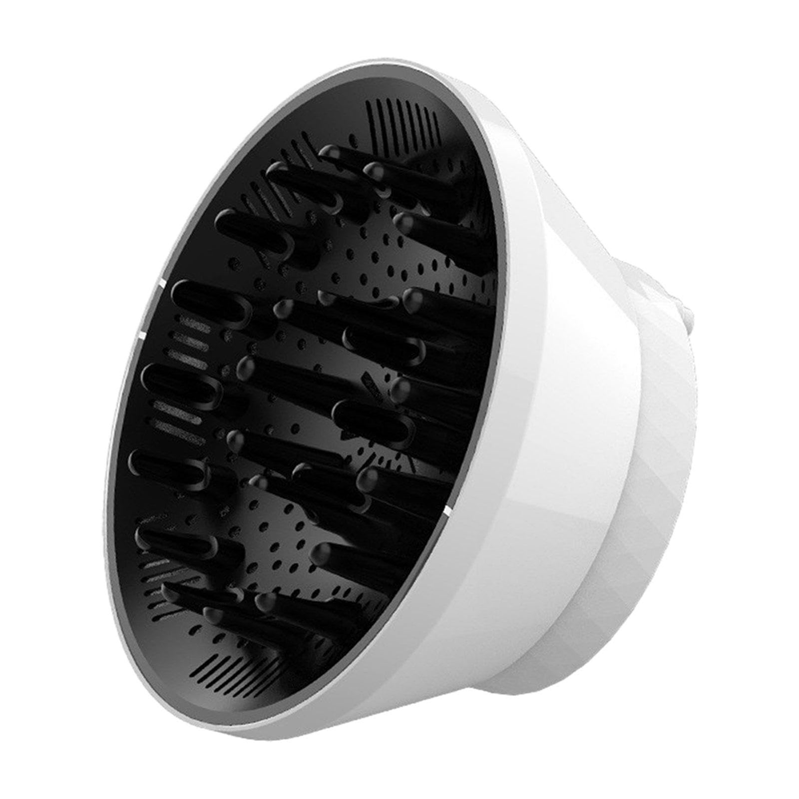 Colcolo Difusor de Pelo Plegable para secador de Cabello, Compatible con 3,5-8cm, Accesorios Profesionales, Blanco