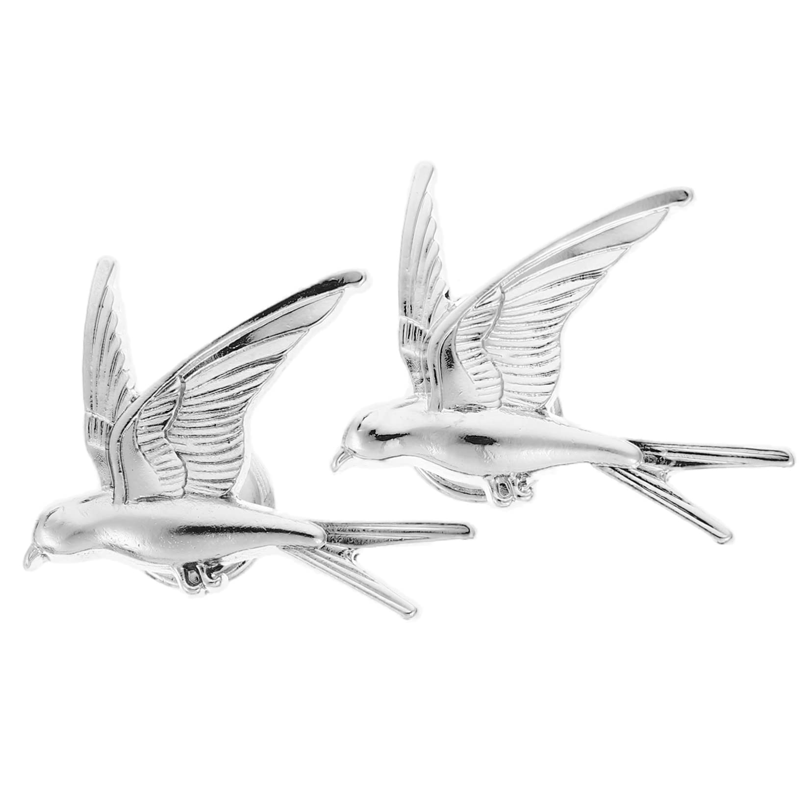 Artibetter 3 Set Di Maniglie Per Mobili in Stile Unico A Forma Di Volante Pomelli in Metallo Finitura Liscia Pomelli Decorativi Per Porte Per La Casa 2 Pezzi * 3