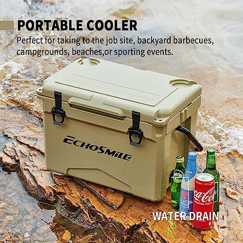 EchoSmile 25/30/35/40/60/75 Quart Rotomolded Cooler, Built to Stand up to The Rigors of The Journey - Image 3
