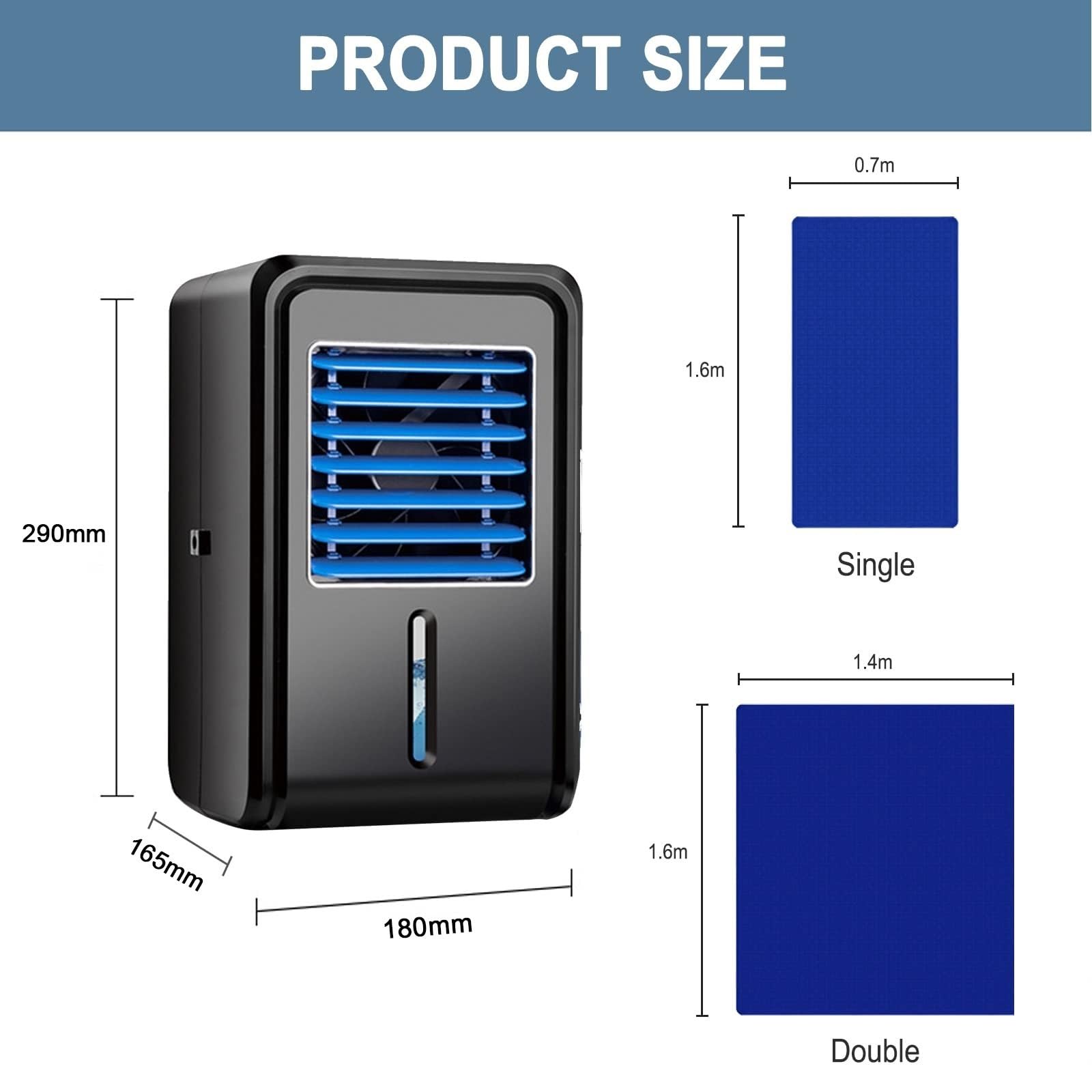 Kühlbett-Pad-System, Kühlwassermatratze mit Fernbedienungstkühlung, Wasserkühlsystem für Bett, Sommermatratze Kühler ideal für heiße Schläfer und Nachtschweiß(Double pad)