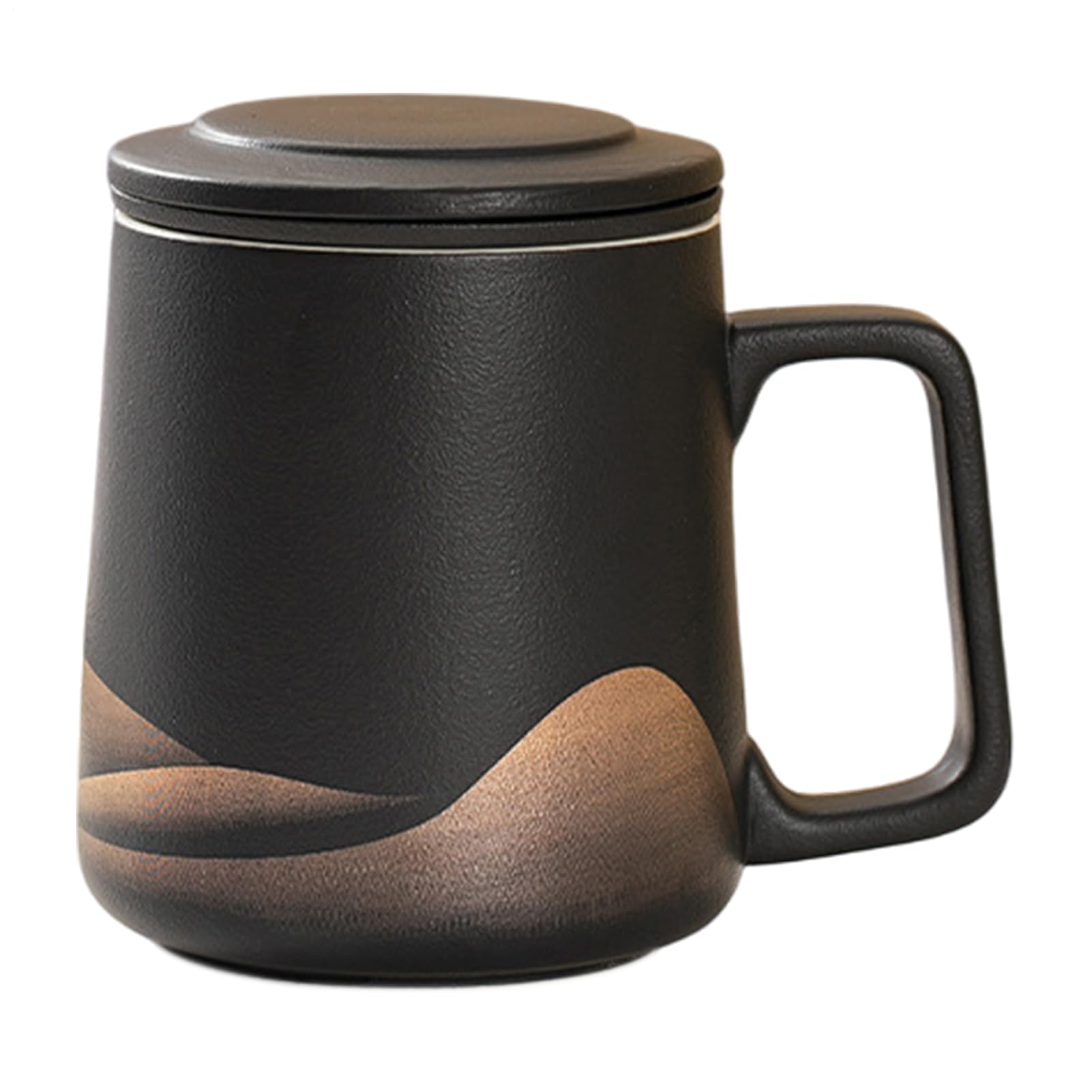 Tasse À Thé Avec Filtre Et Couvercle Filtre en céramique 36 cl
