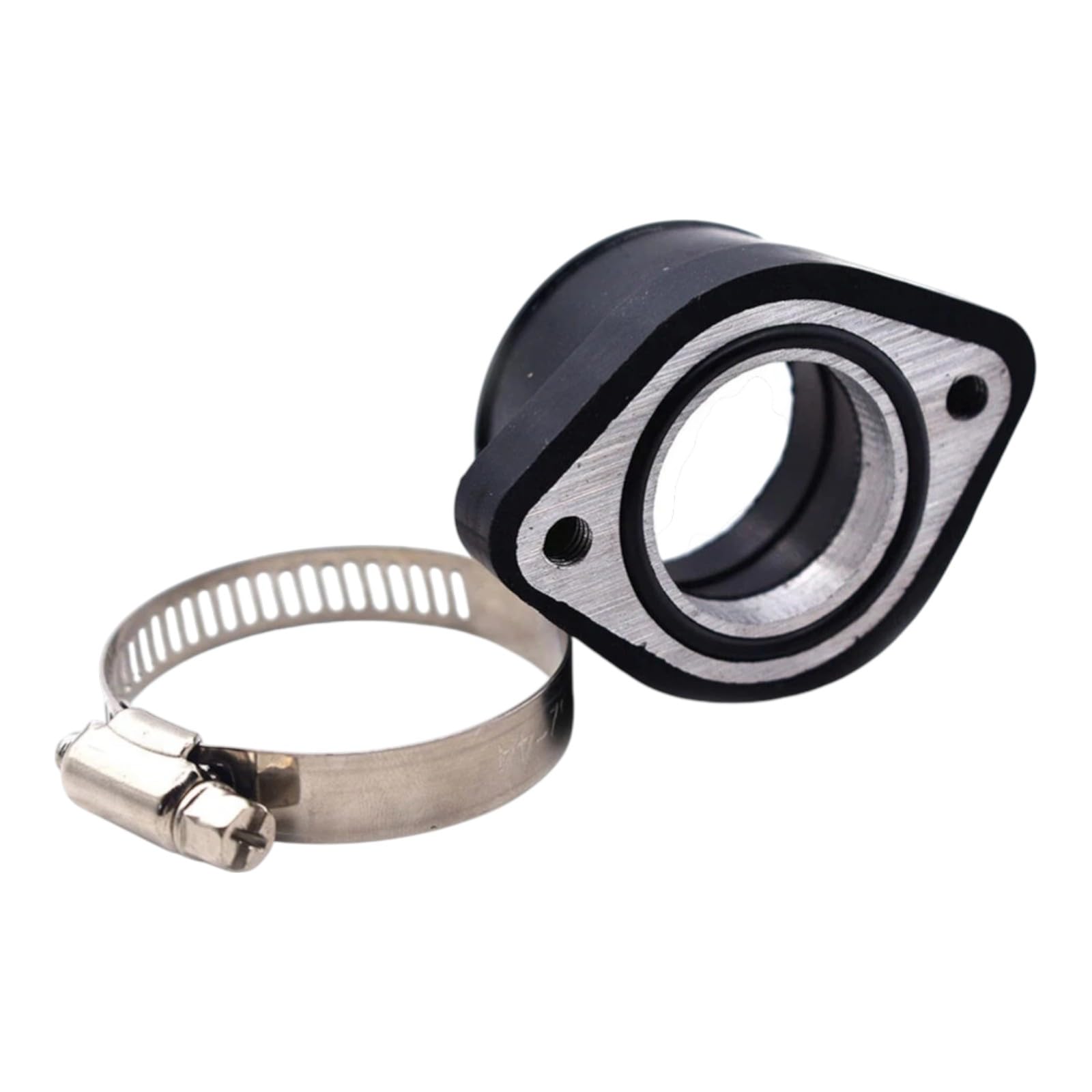 For VM24 PE26 28 Carb Carburetor Intake Adapter Rubber Mounting Flange Manifold