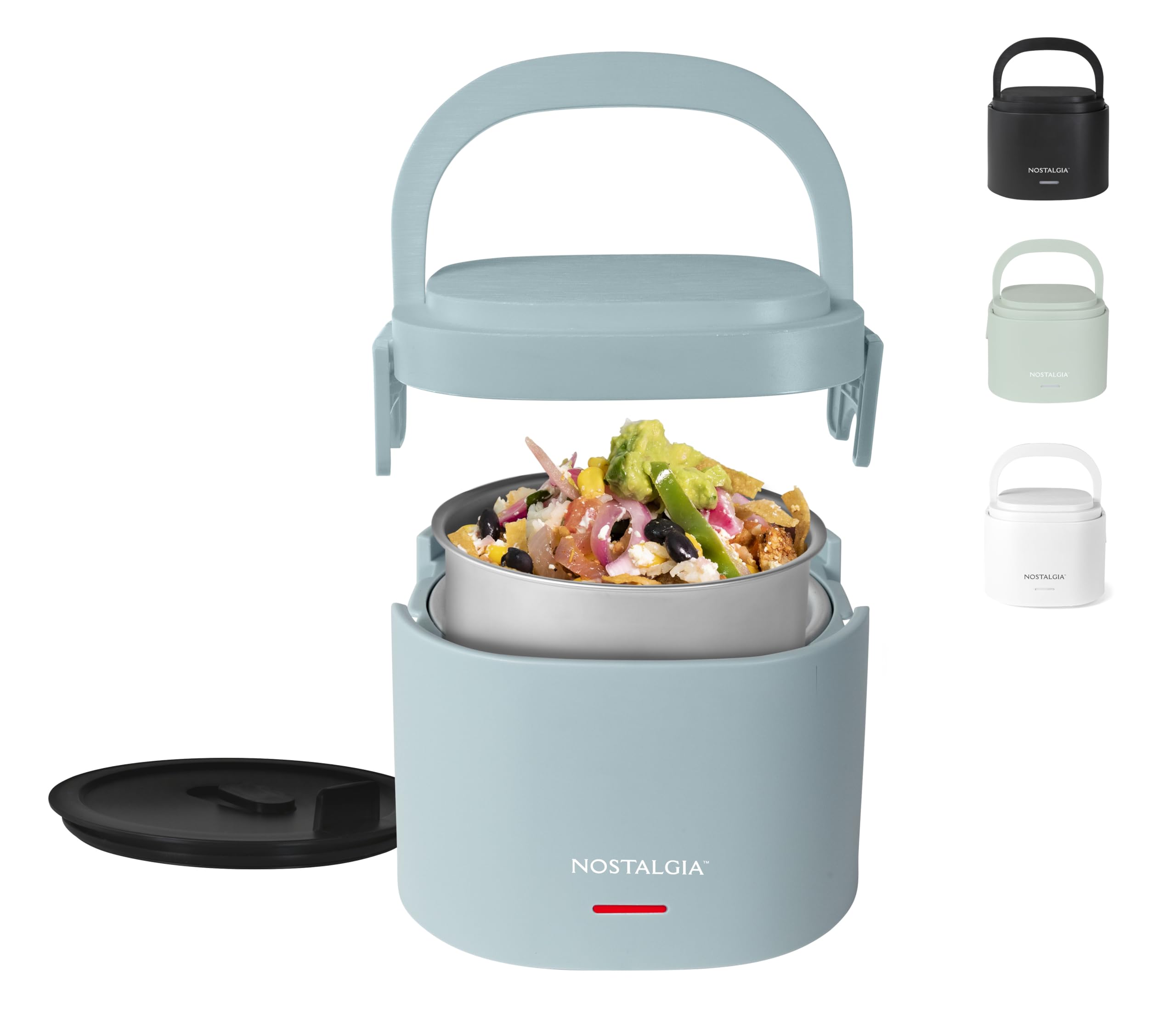 Amazon.com: Nostalgia Portable 20-Ounce Electric Heated Lunch Box