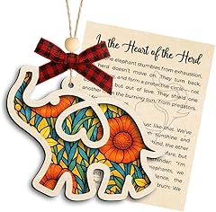 Orange Wildflower Elephant