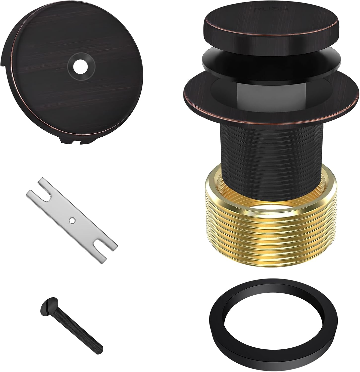 Bathtub Drain Tip Toe Tub Conversion Kit Assembly, Replacement Tub ...
