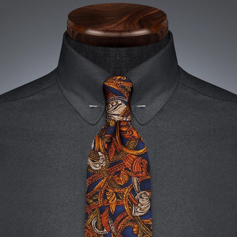 Cravate classique for hommes, cravates tissées en jacquard