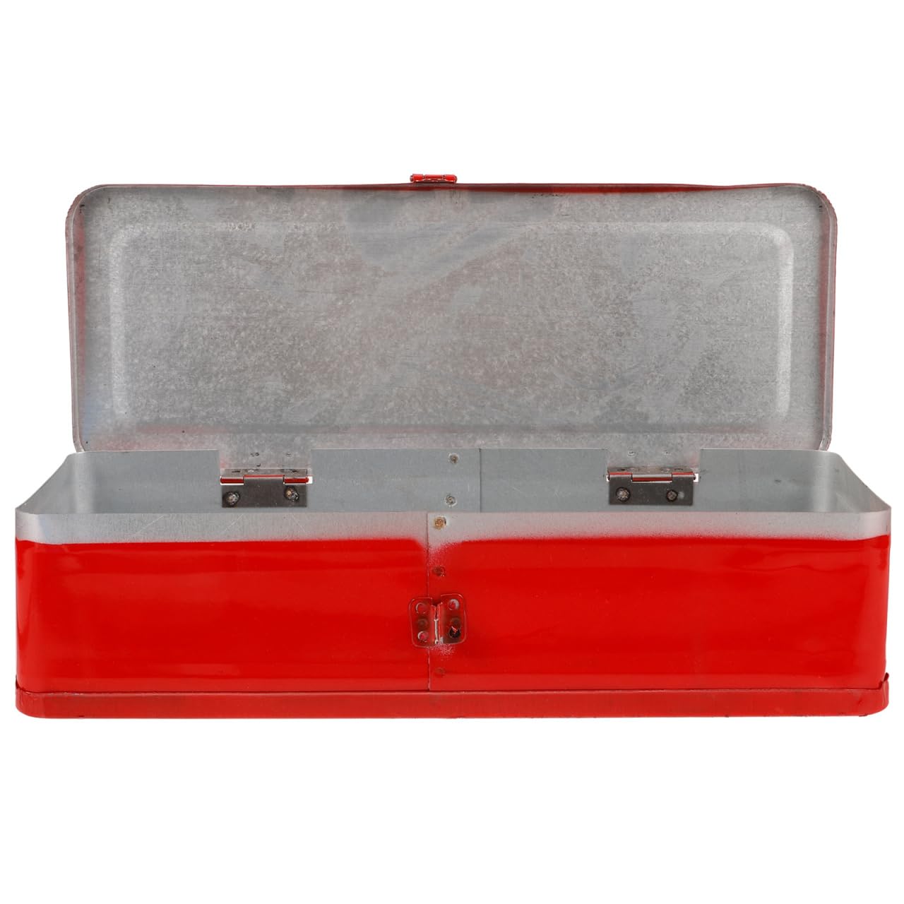 Angoily Metal Tool Box with Thick Steel Tool Box 13 x 8 x 34cm Portable Organizer for Car and Home Supplies