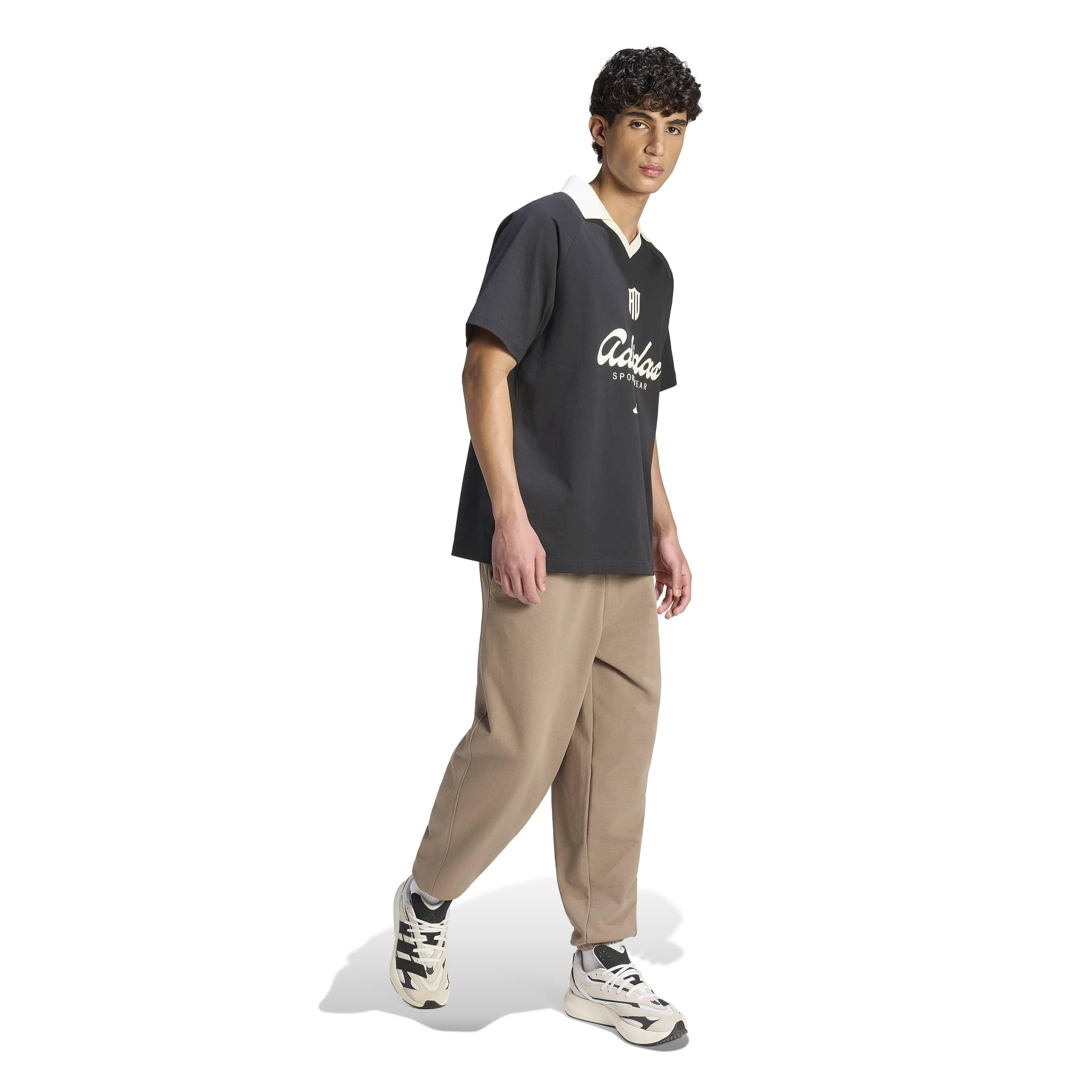 adidas Men's LUX TIRO Script Grafik Poloshirt